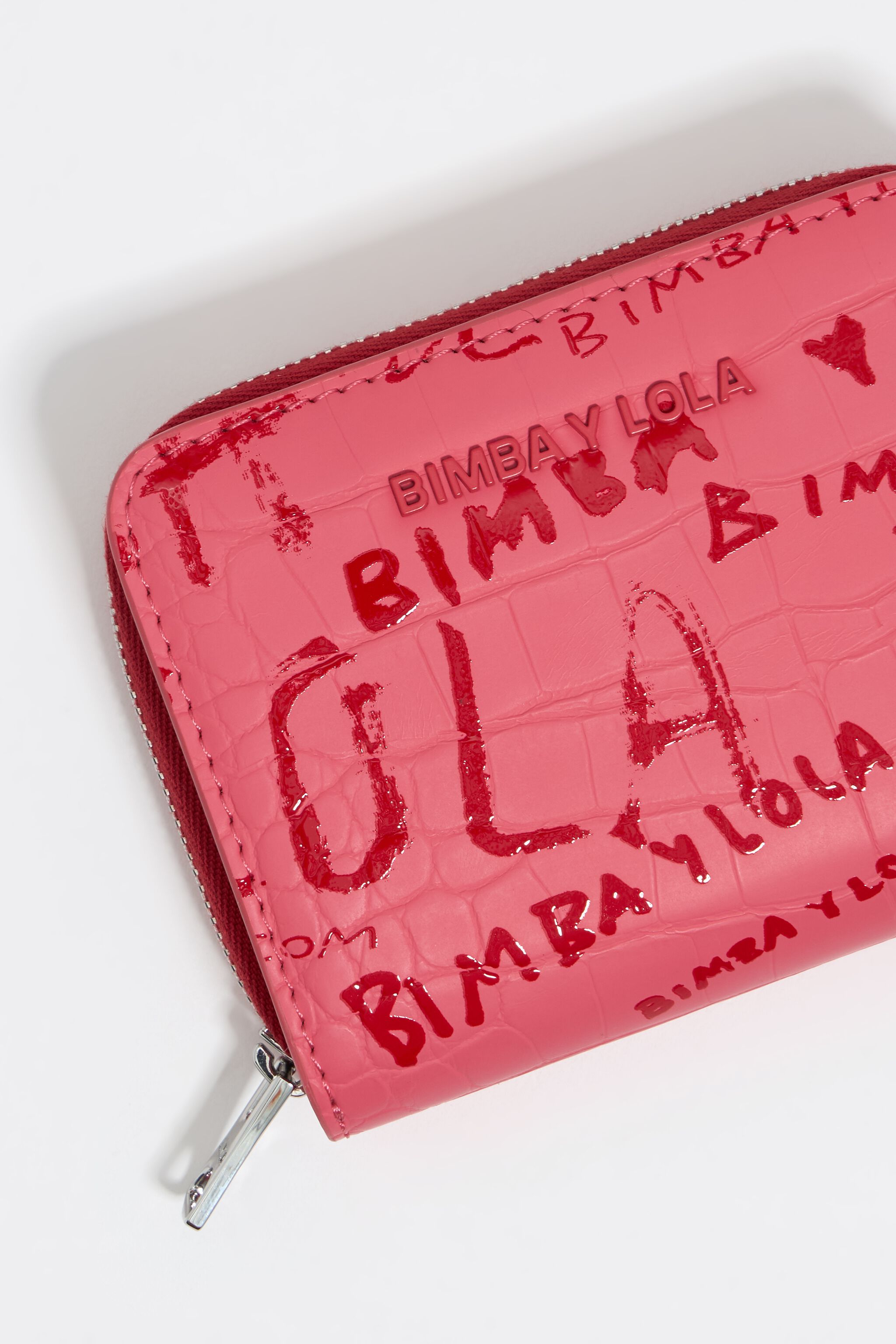 Strawberry mock croc BIMBAYLOLA.COM purse