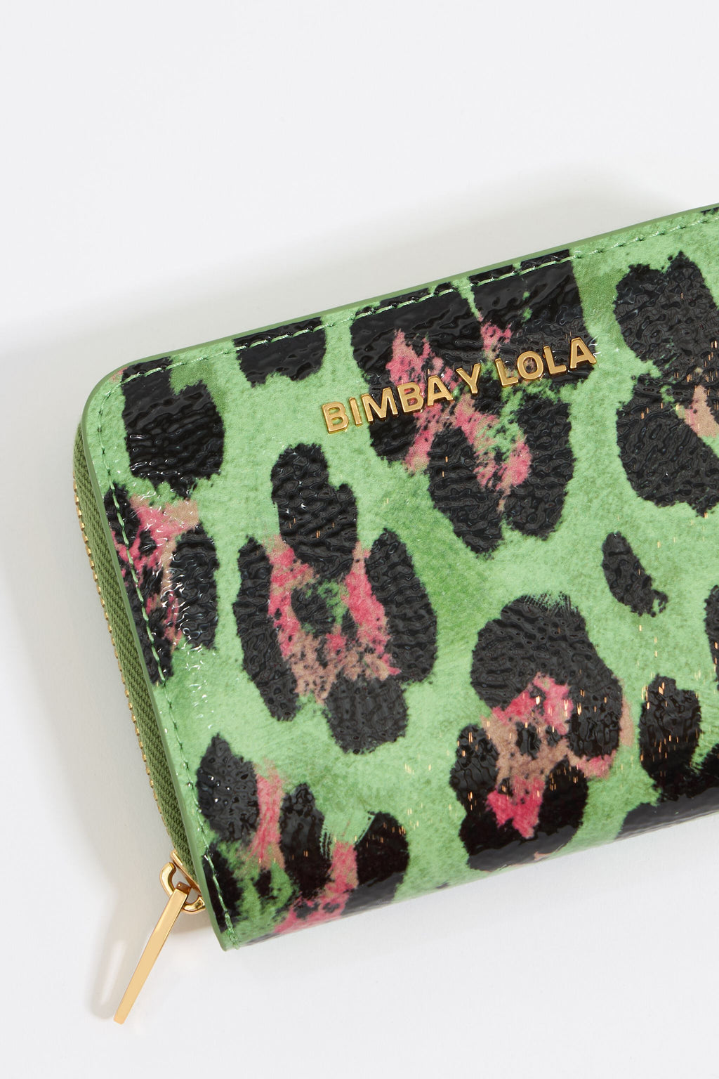 Green Leopard coin purse