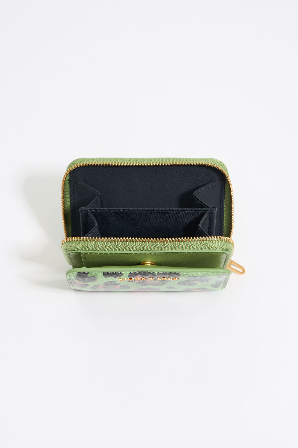 Green Leopard coin purse