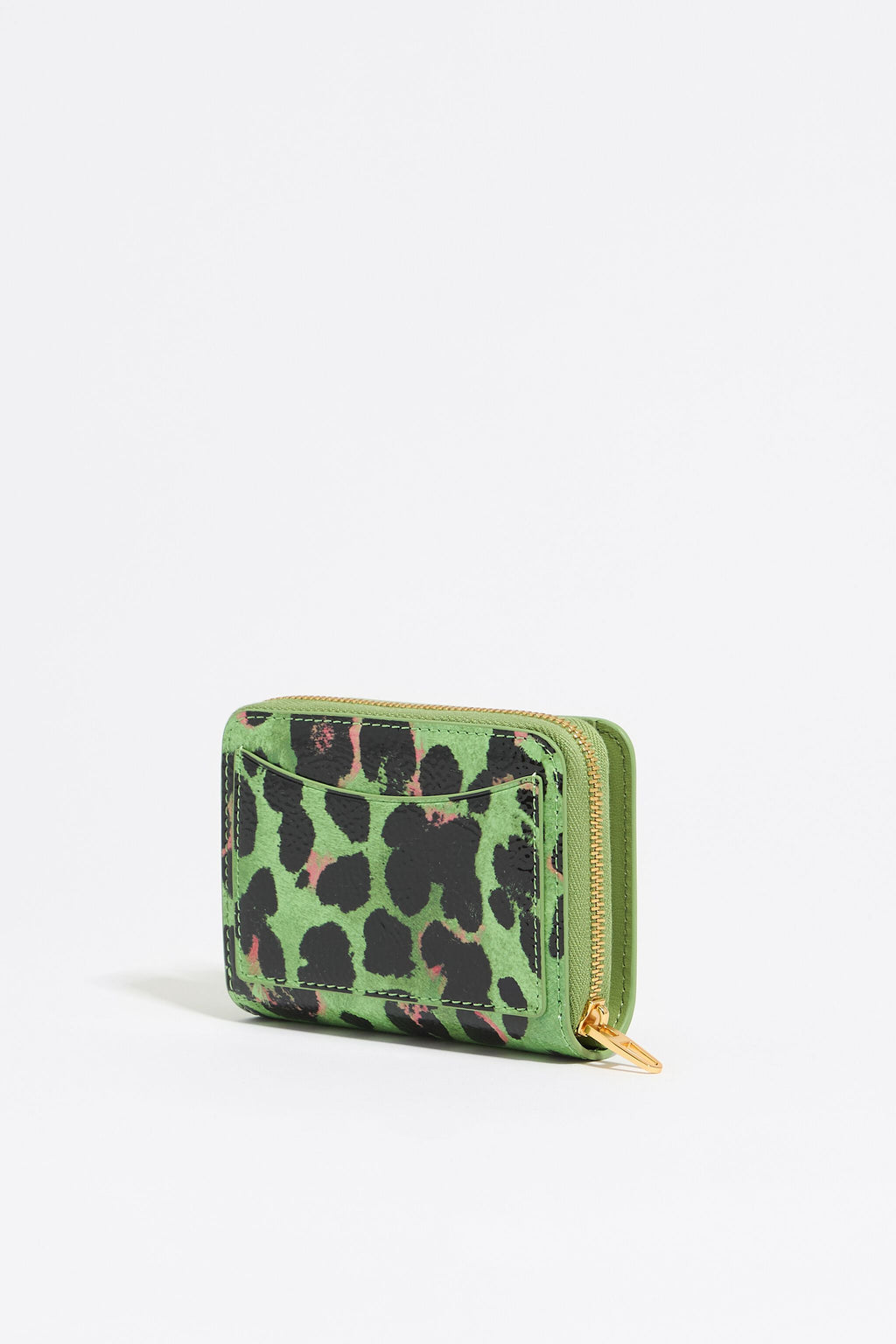 Green Leopard coin purse