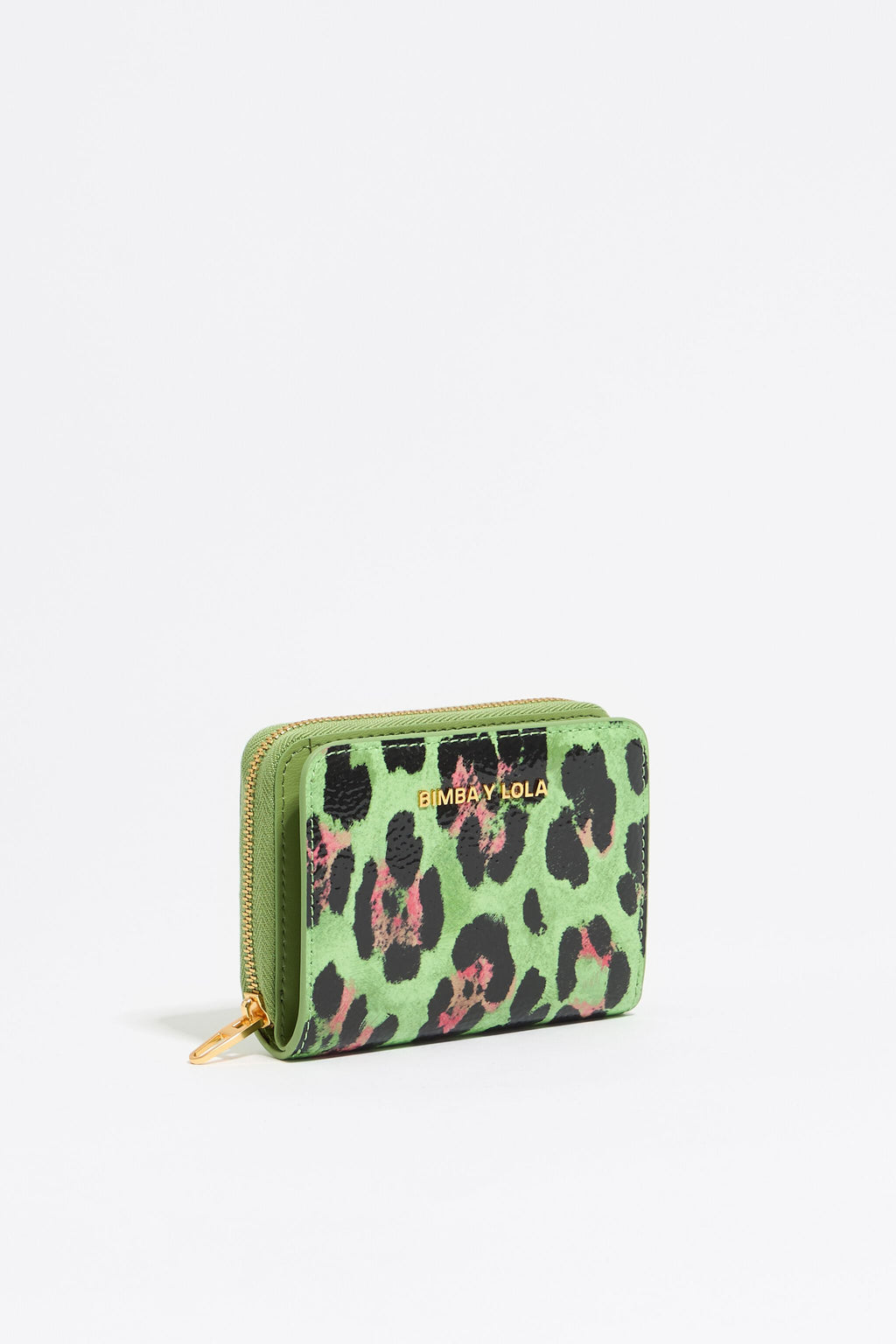 Green Leopard coin purse