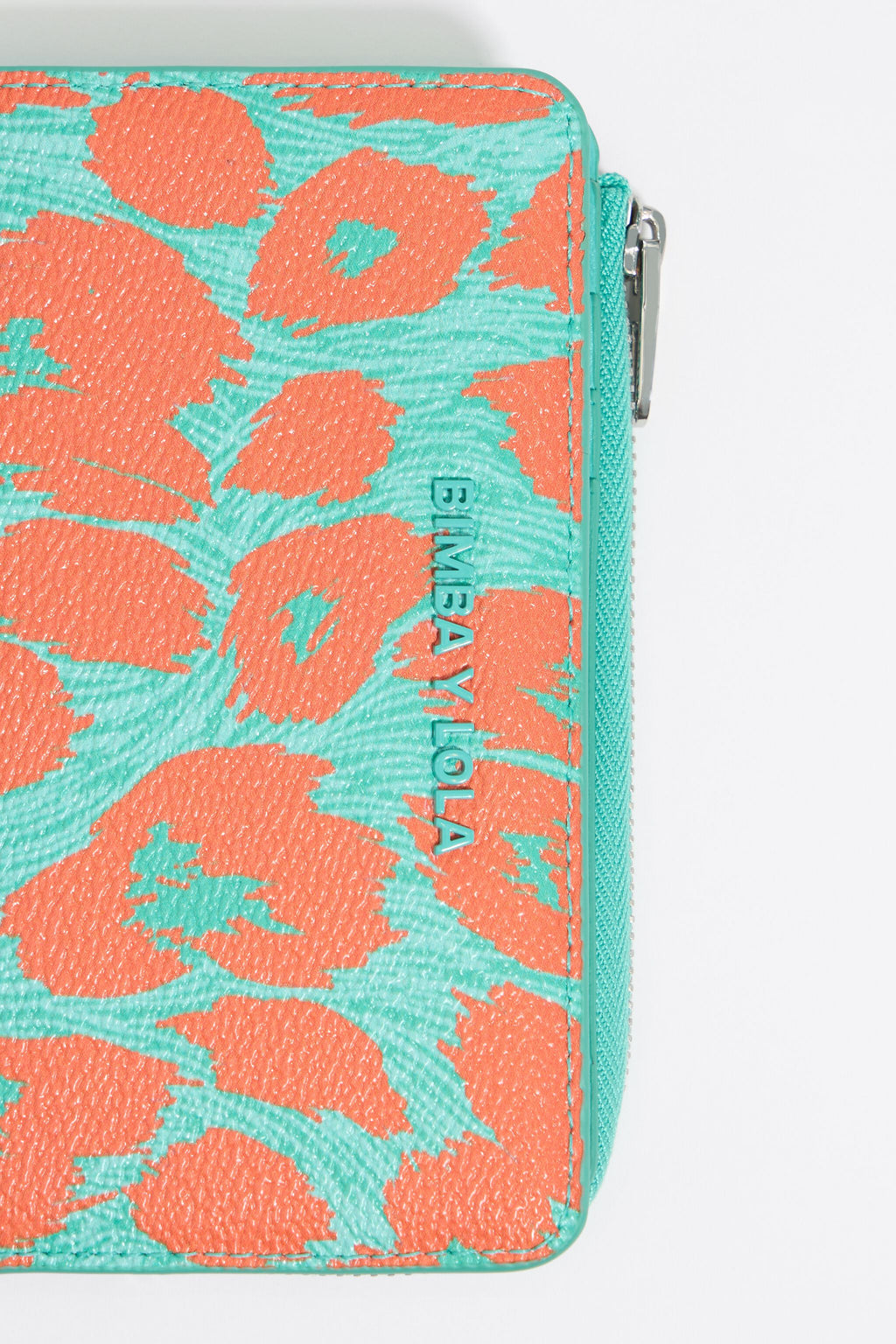 Turquoise Leopard purse