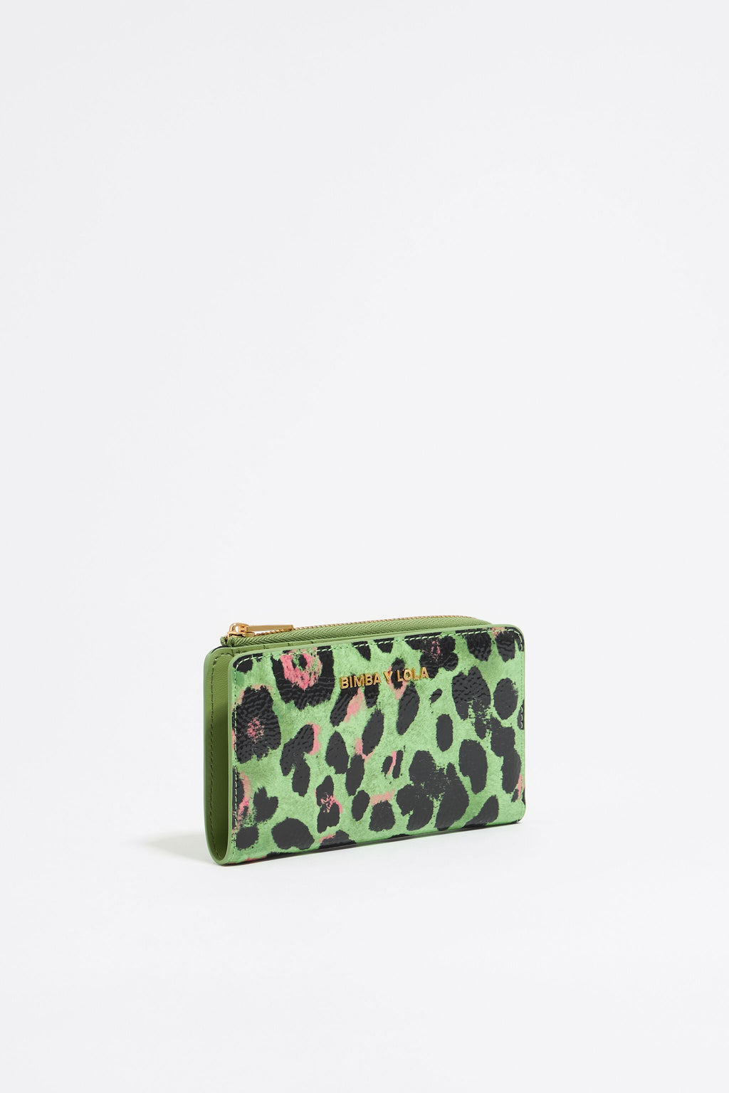 Green Leopard purse