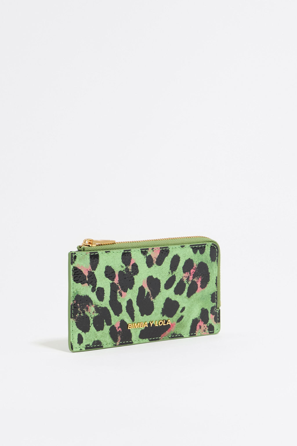 Green Leopard purse