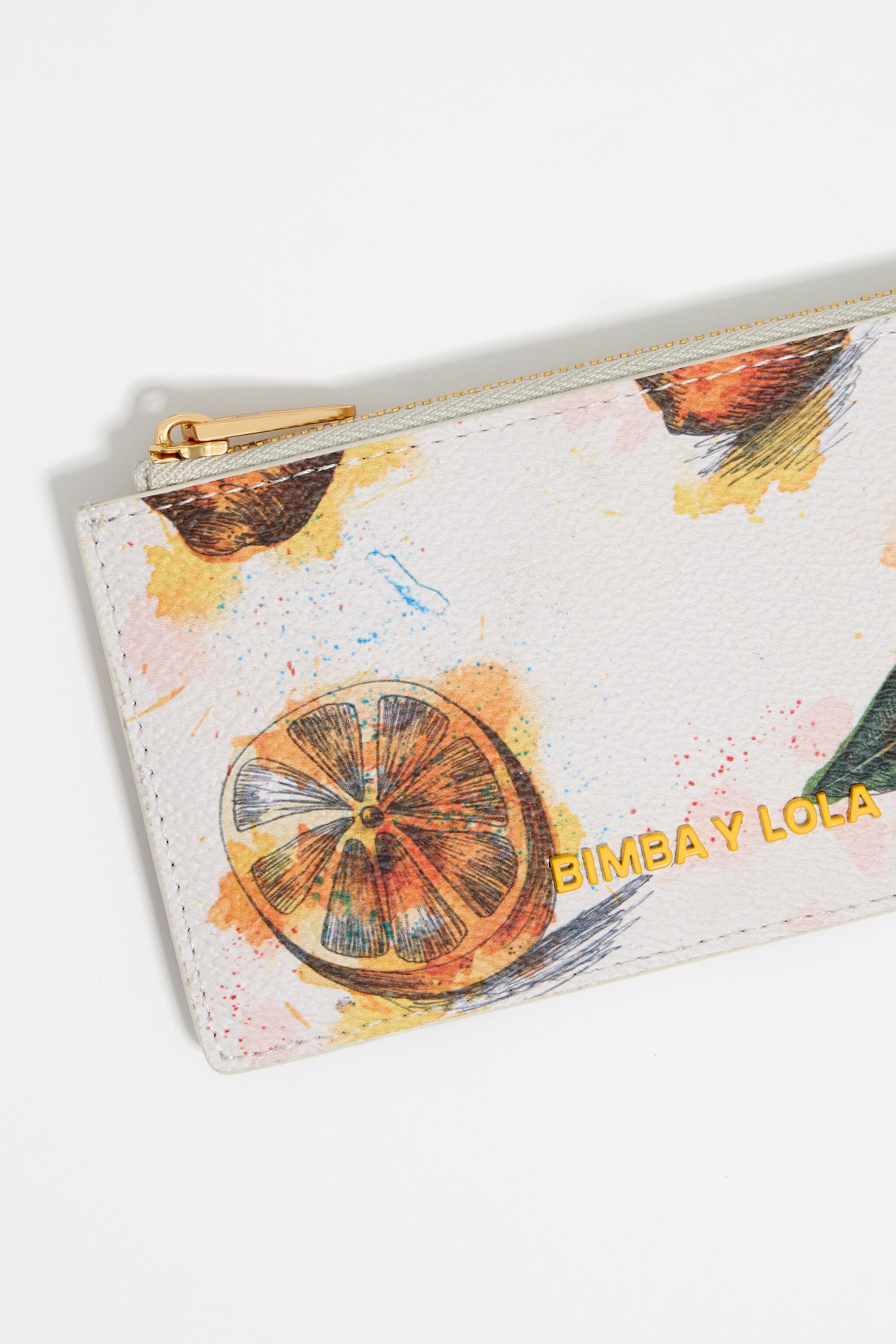 Ivory Lemons card holder/coin purse