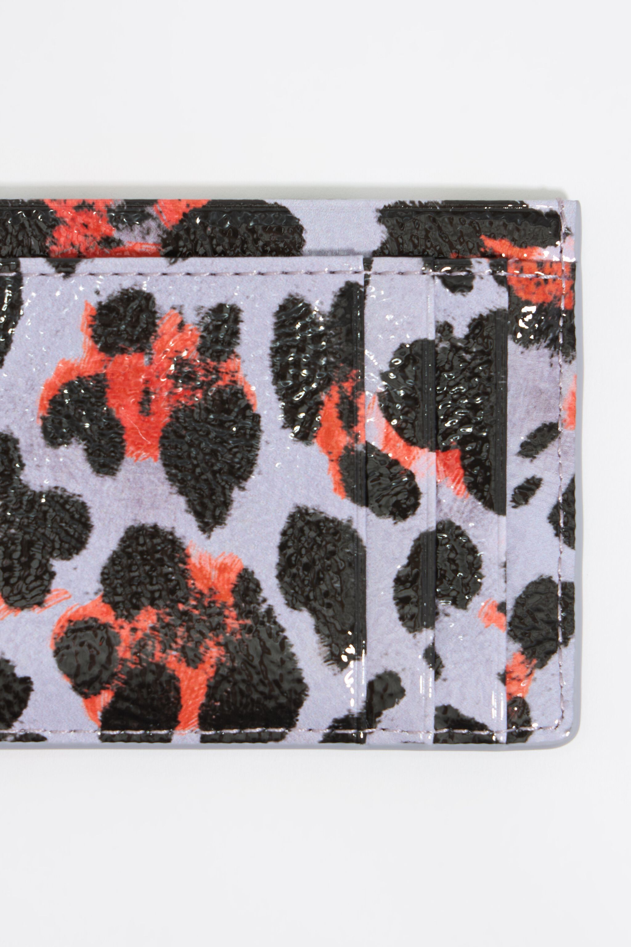 Lilac Leopard card holder