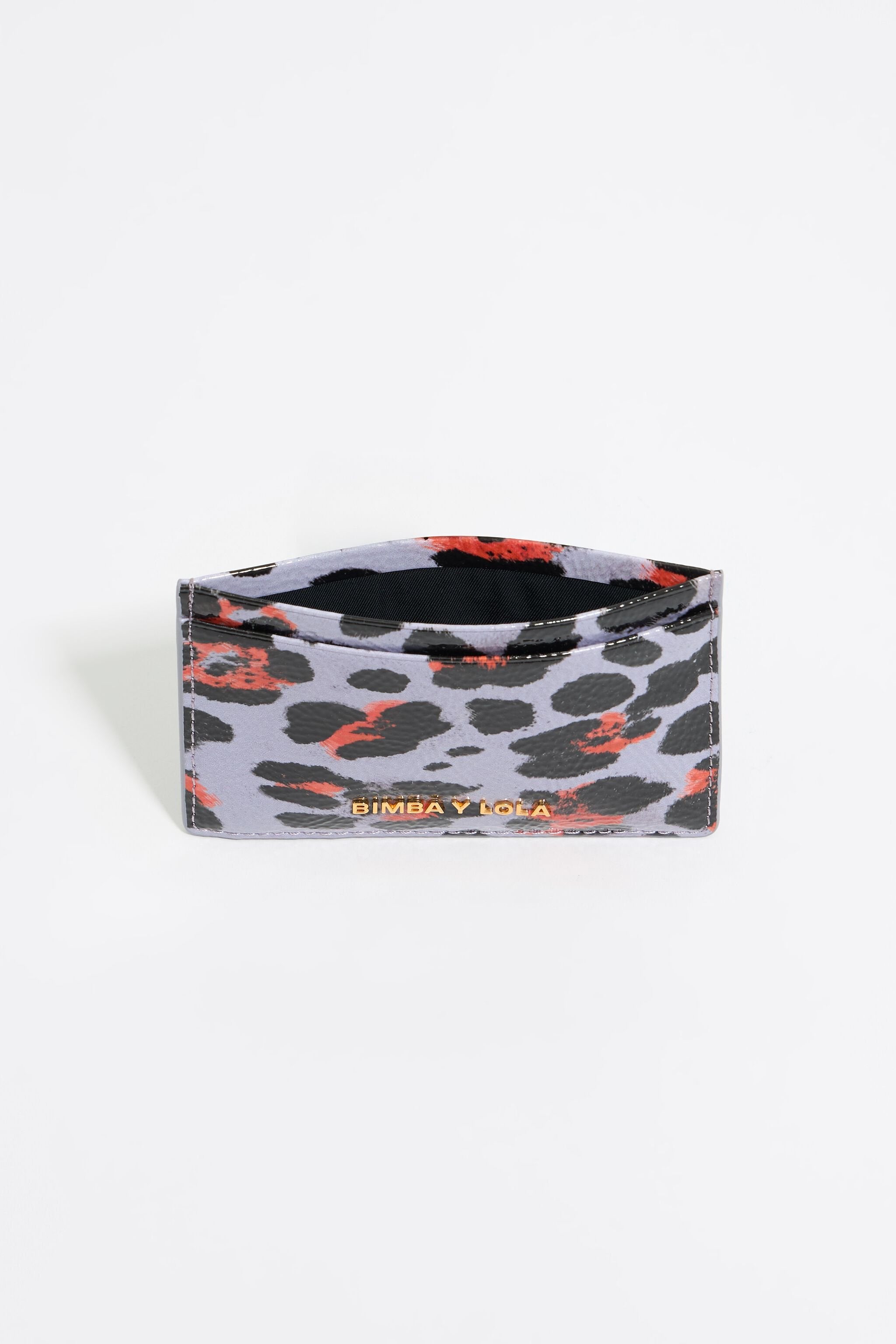 Lilac Leopard card holder