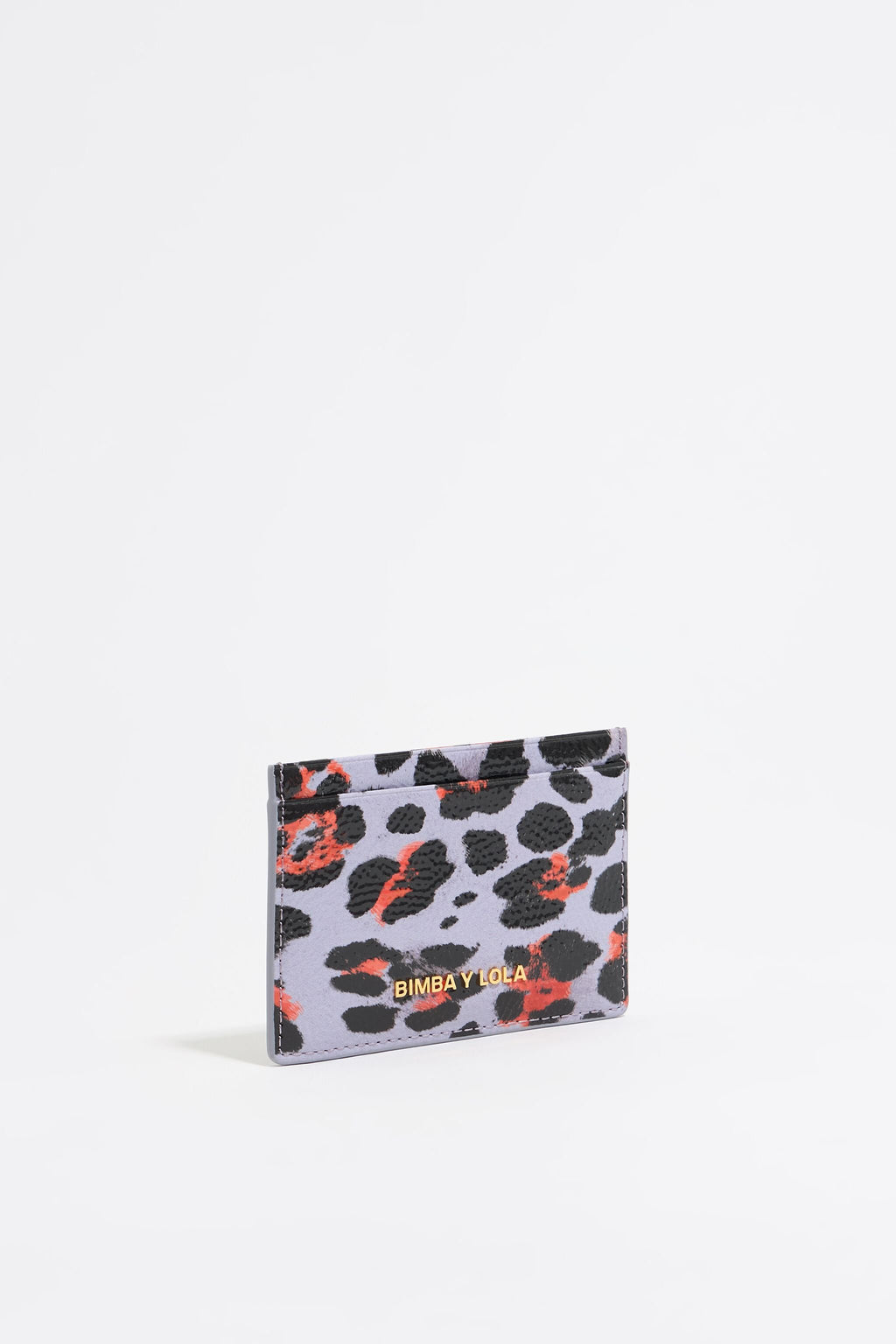 Lilac Leopard card holder