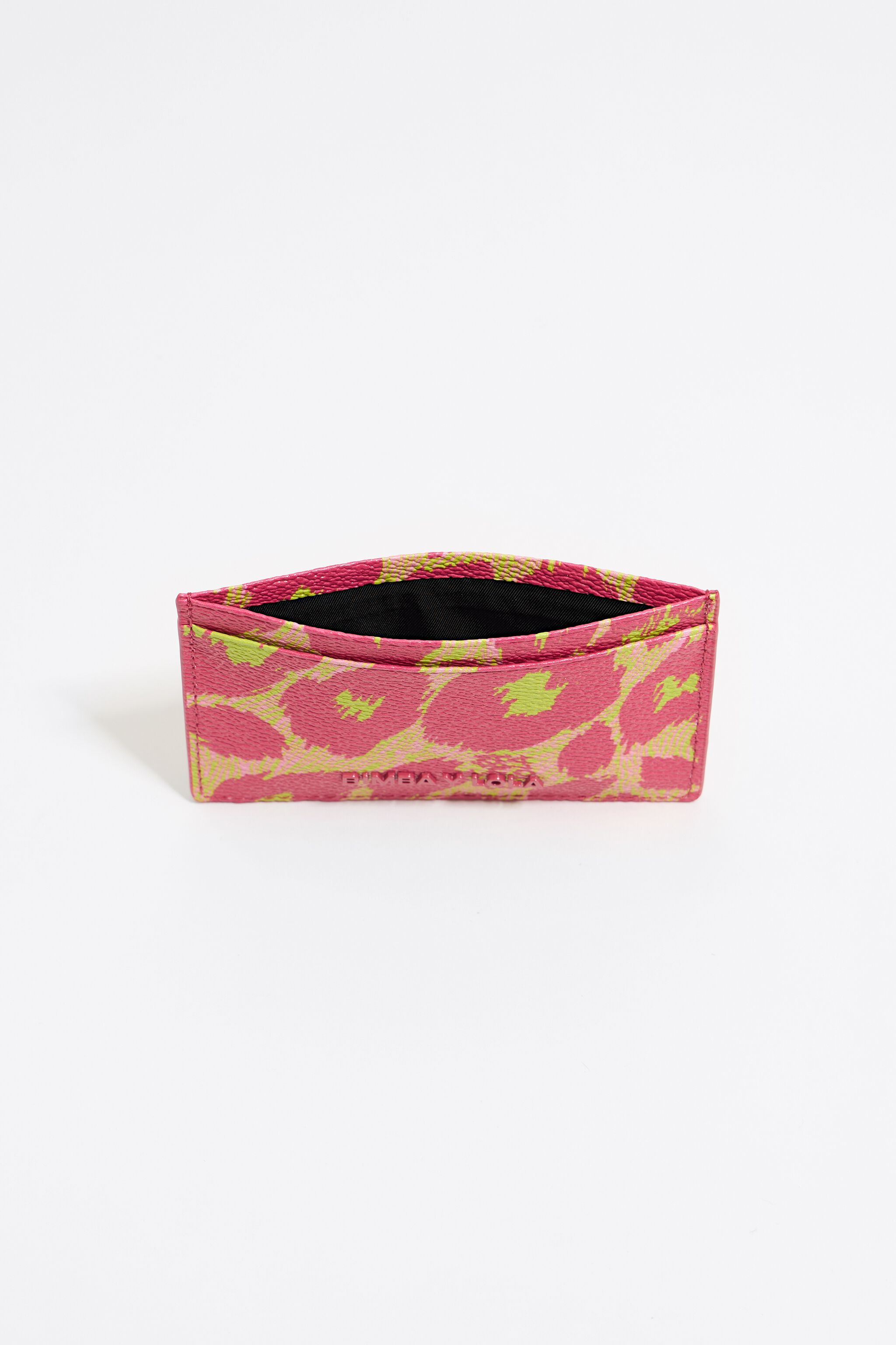 Pink Leopard card holder