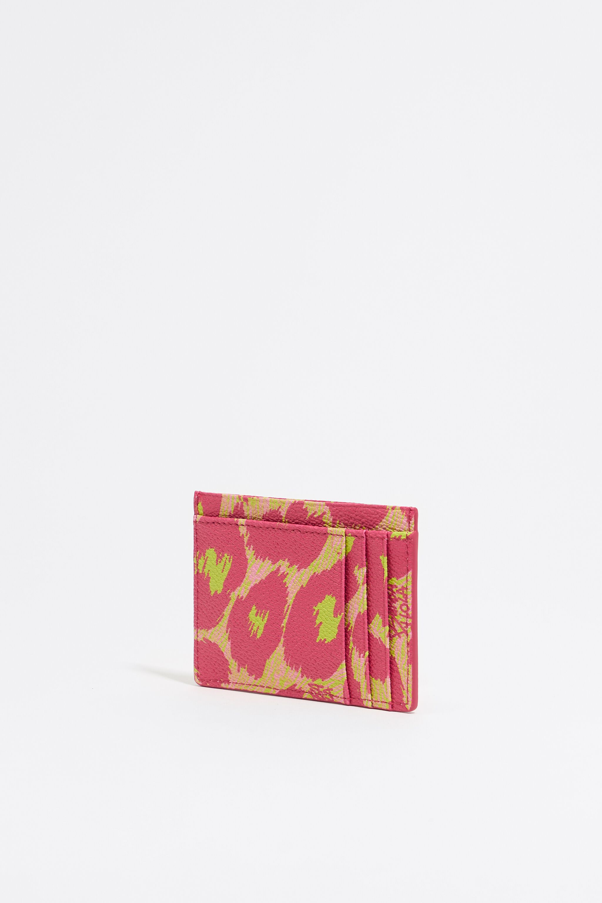 Pink Leopard card holder