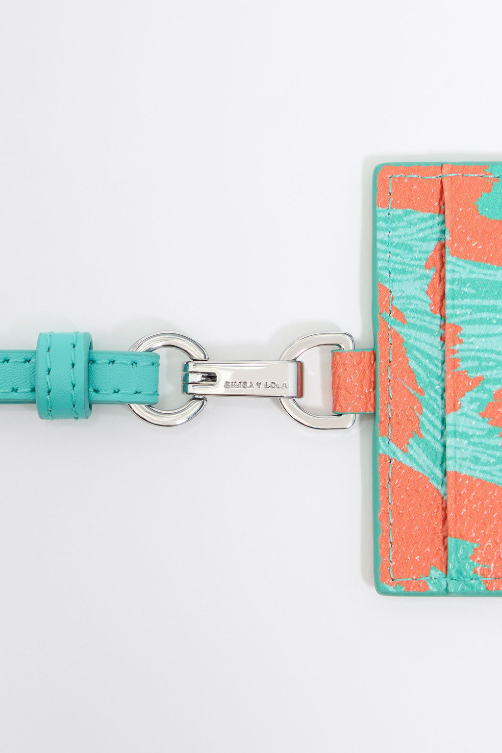 Turquoise Leopard card holder