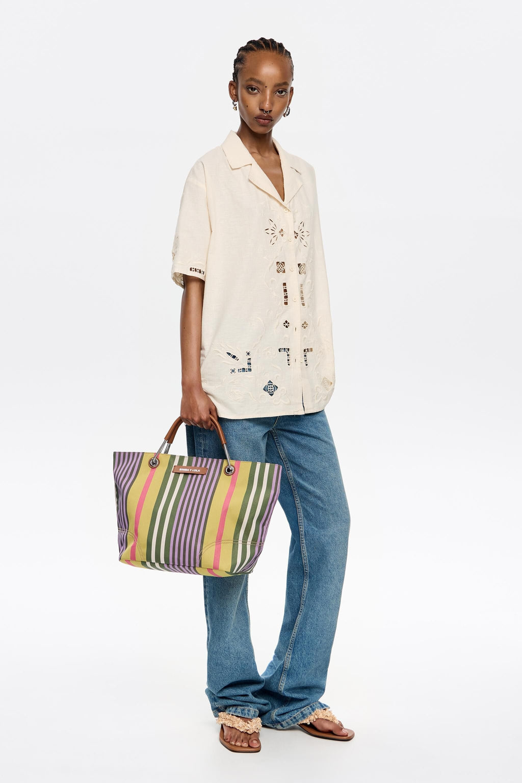 Medium pink Canopy handbag