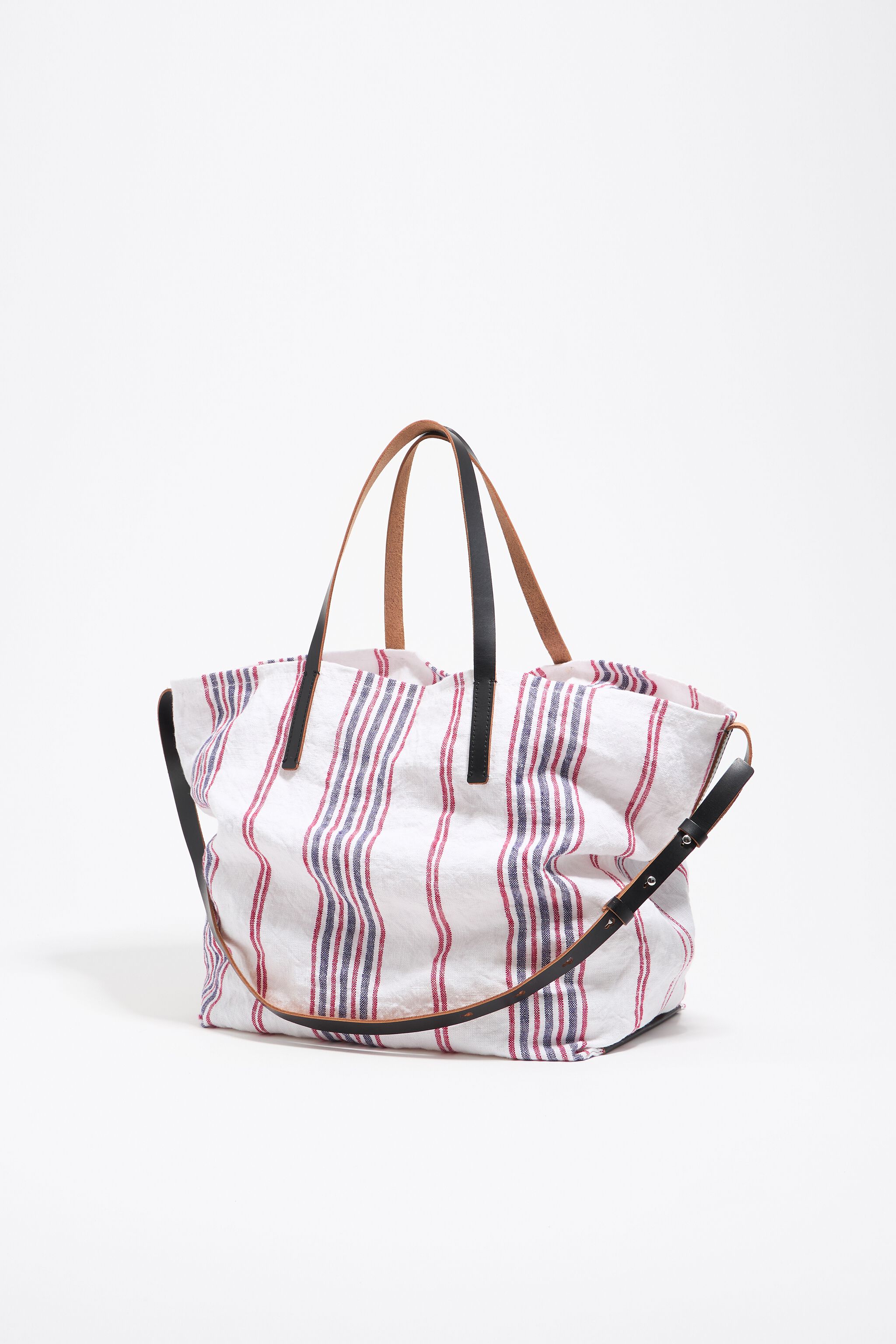 Strawberry linen shoulder bag