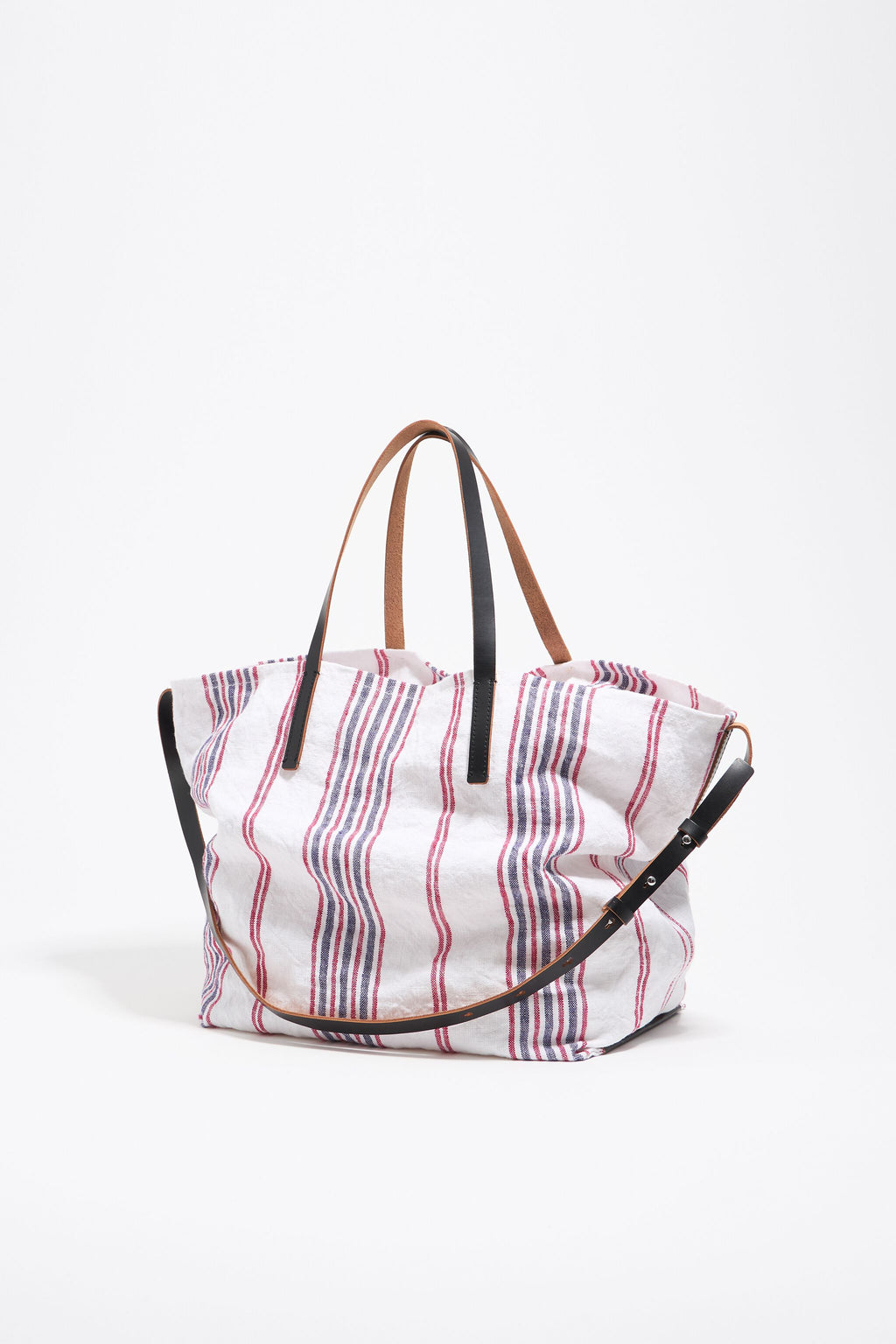 Strawberry linen shoulder bag