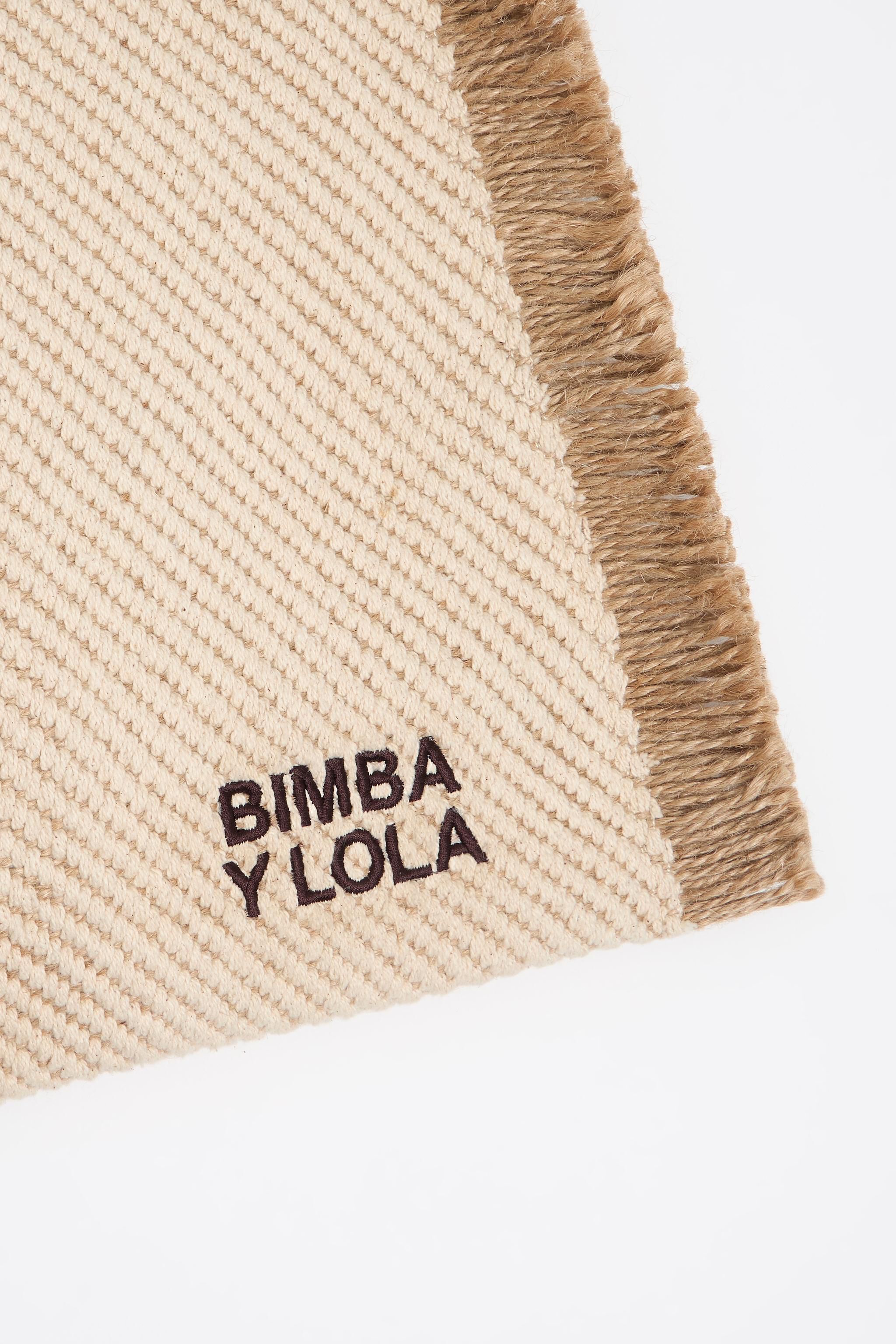 Large ecru shopper bag