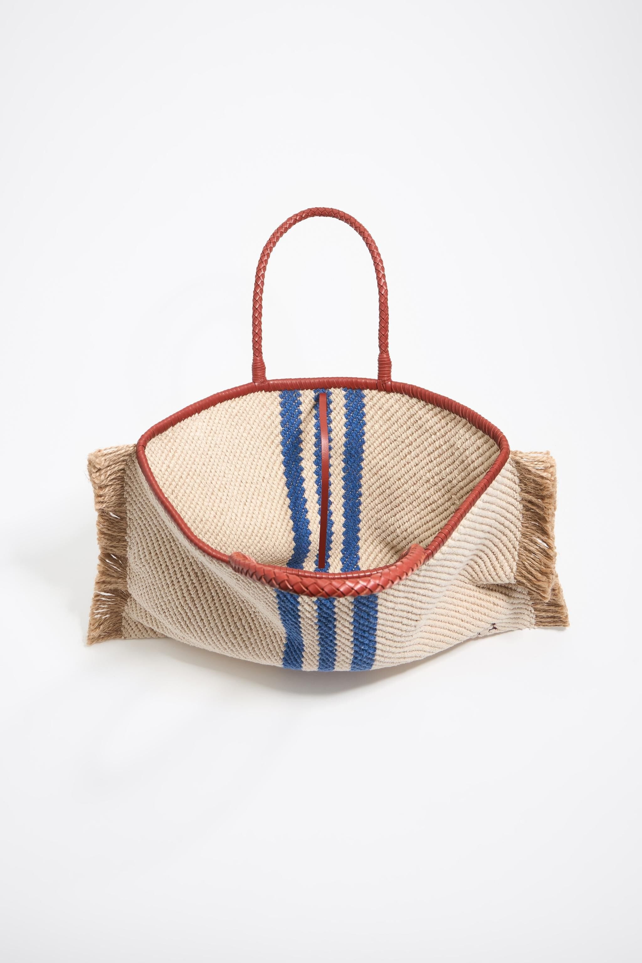 Large ecru shopper bag