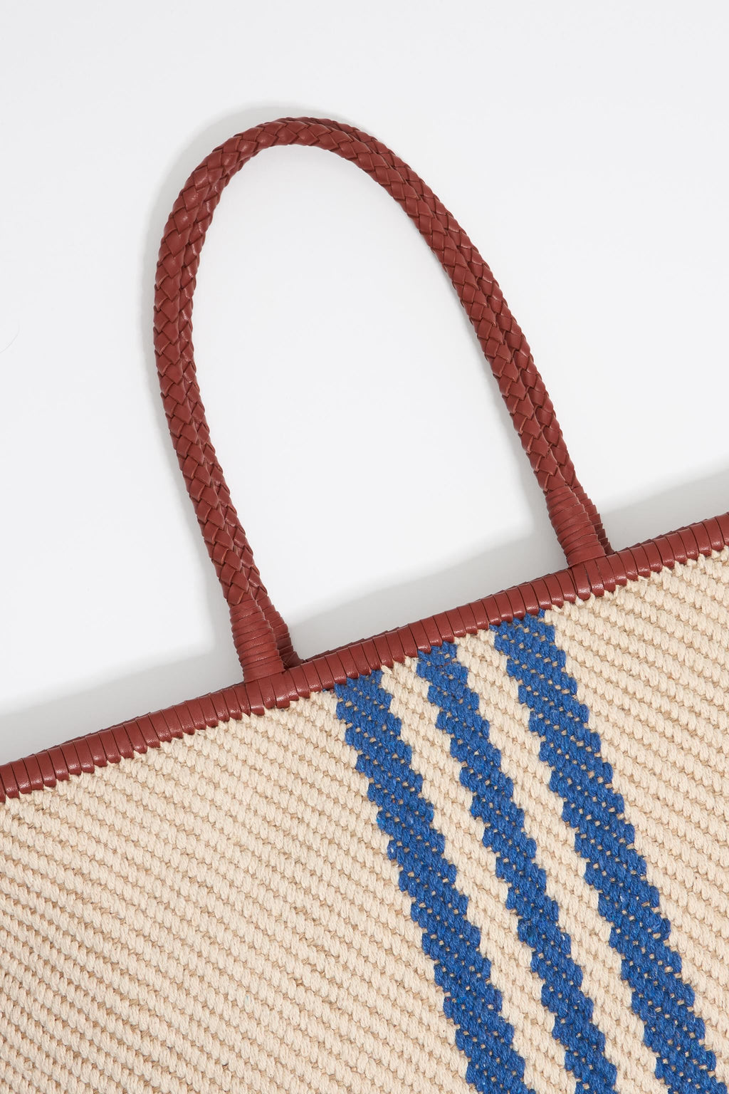 Large ecru shopper bag