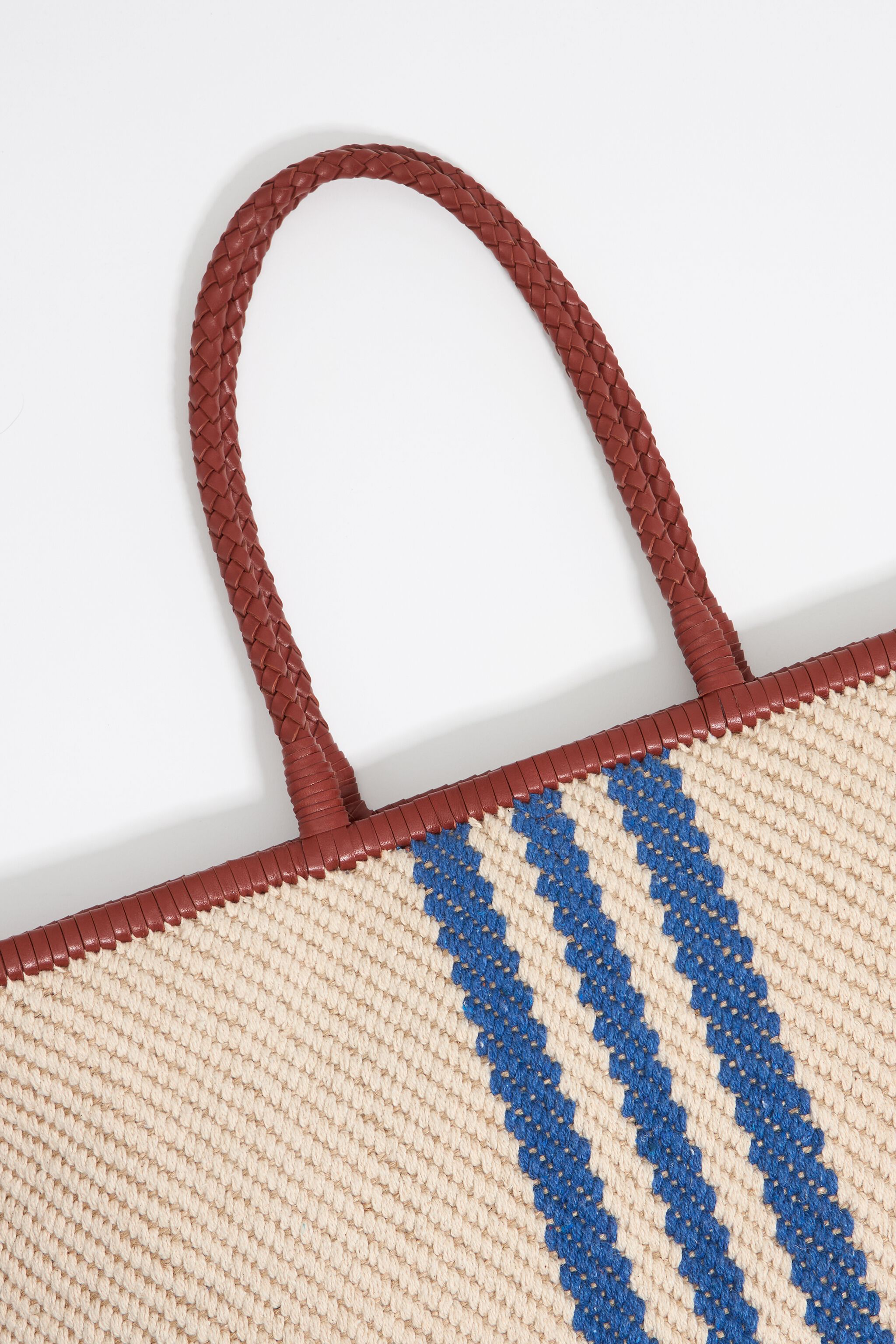 Large ecru shopper bag