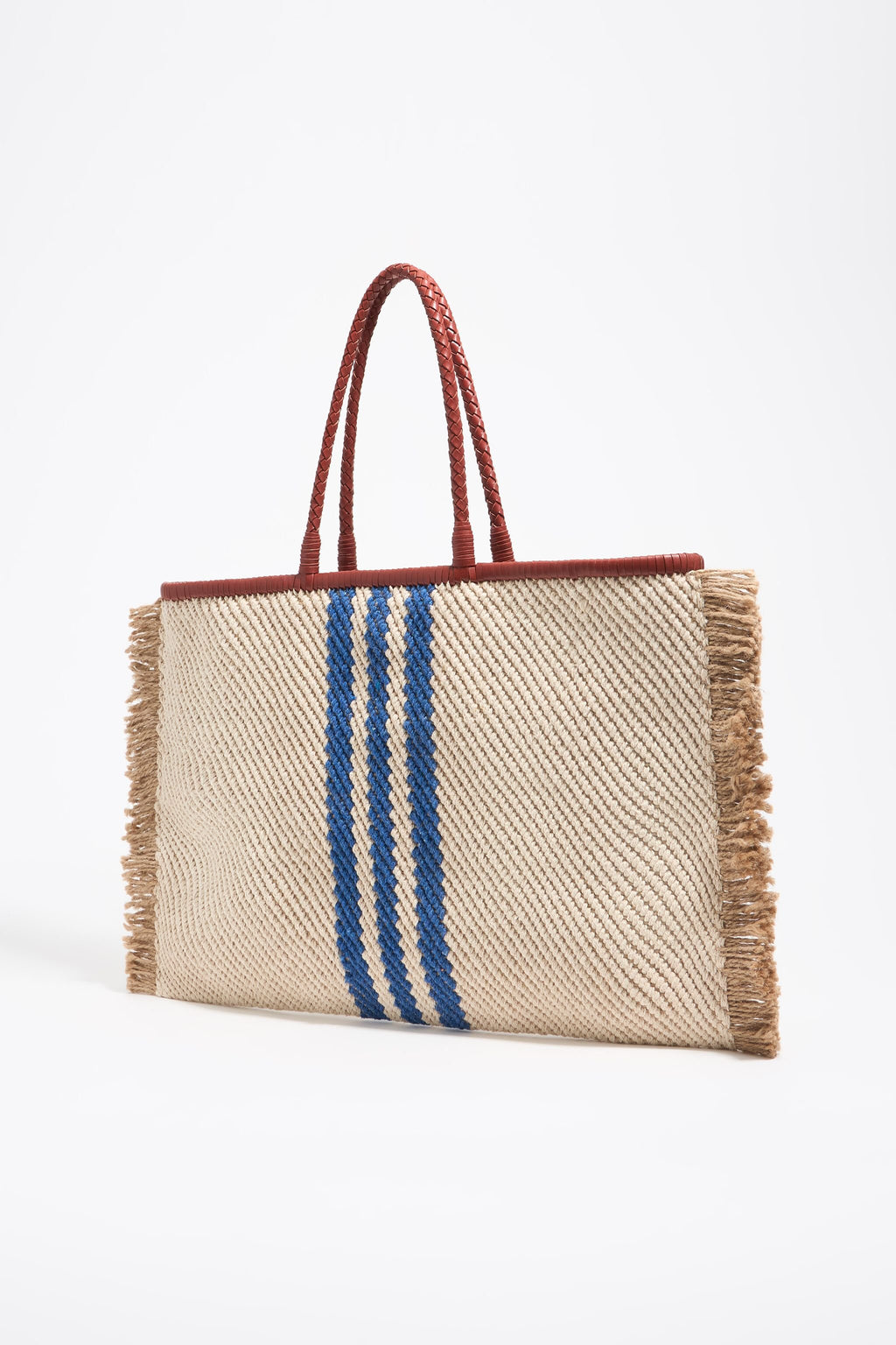 Large ecru shopper bag