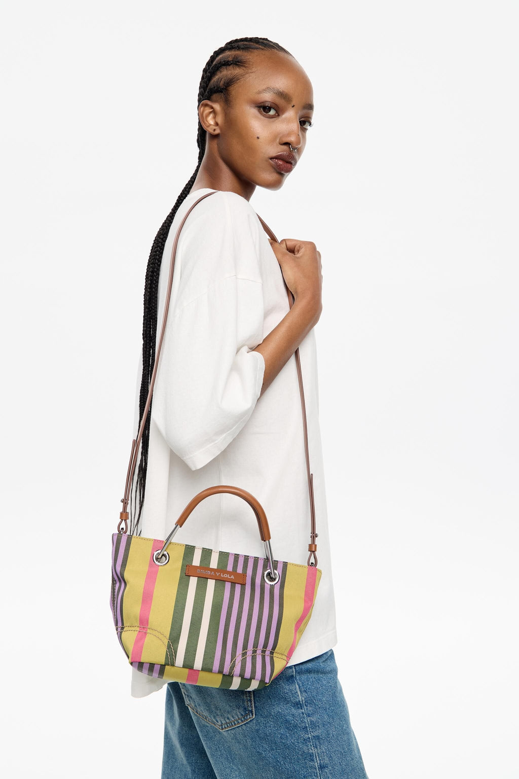 Mini pink Canopy handbag