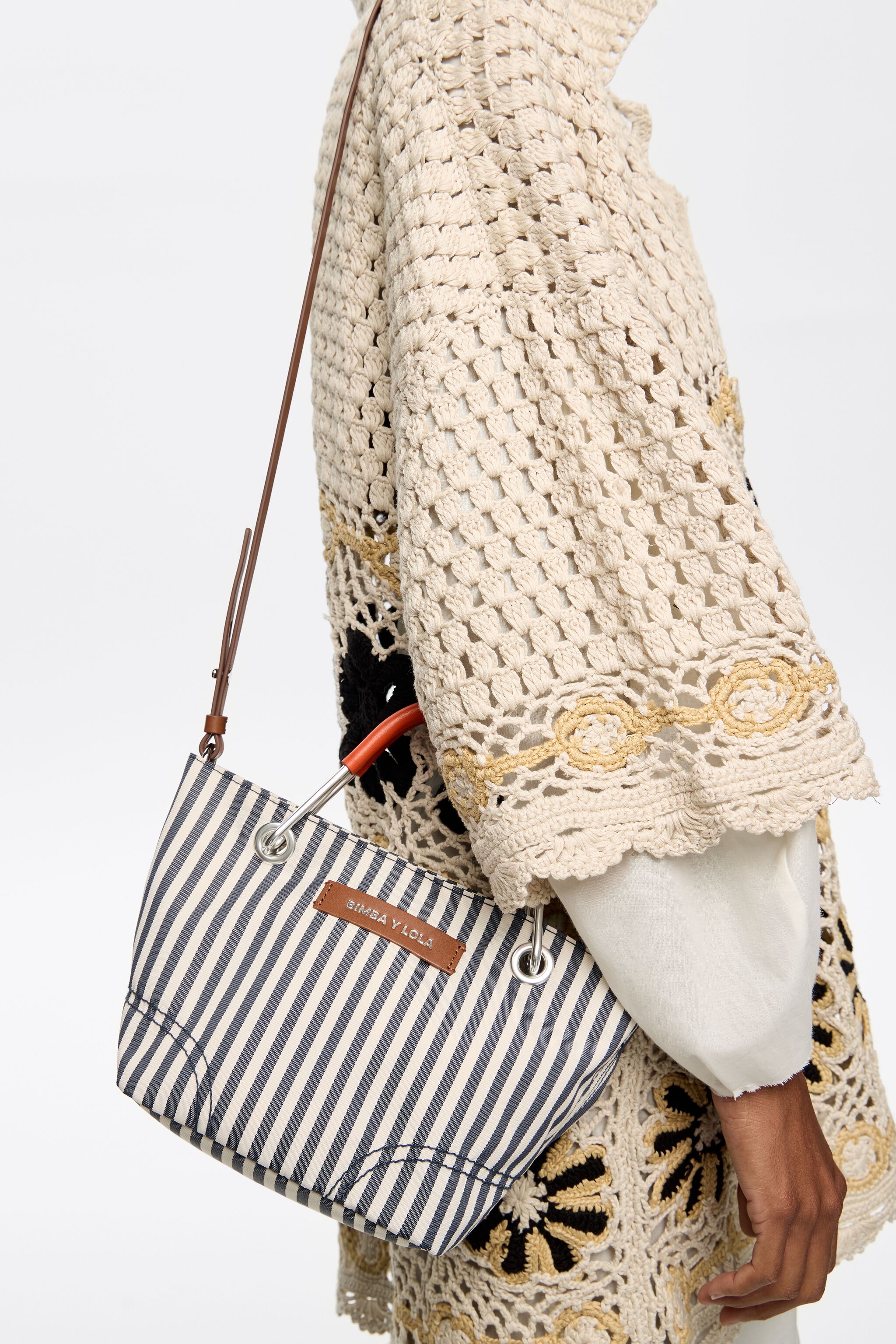 Navy mini Canopy handbag