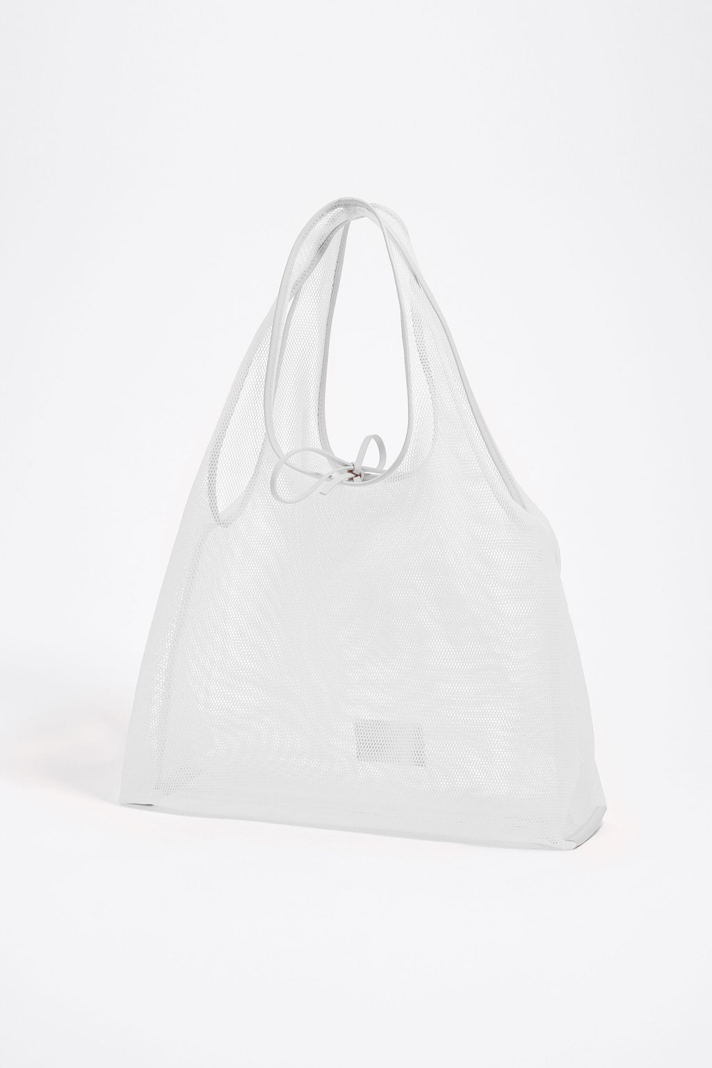 Large white mesh Paper bag