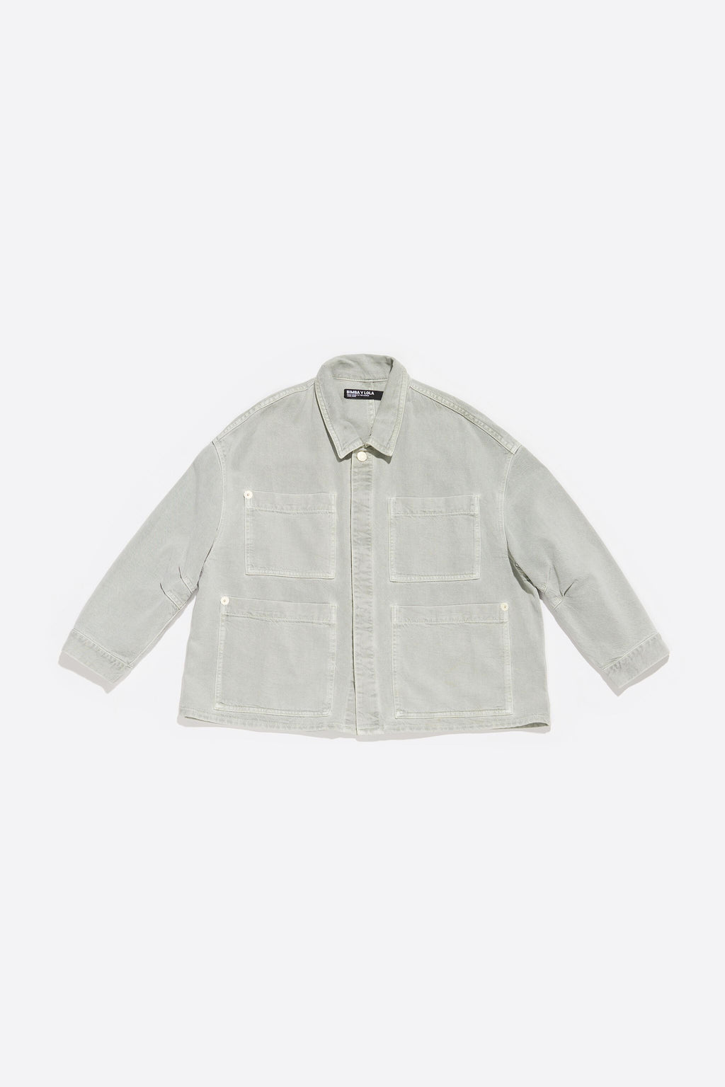 Aquamarine straight denim jacket