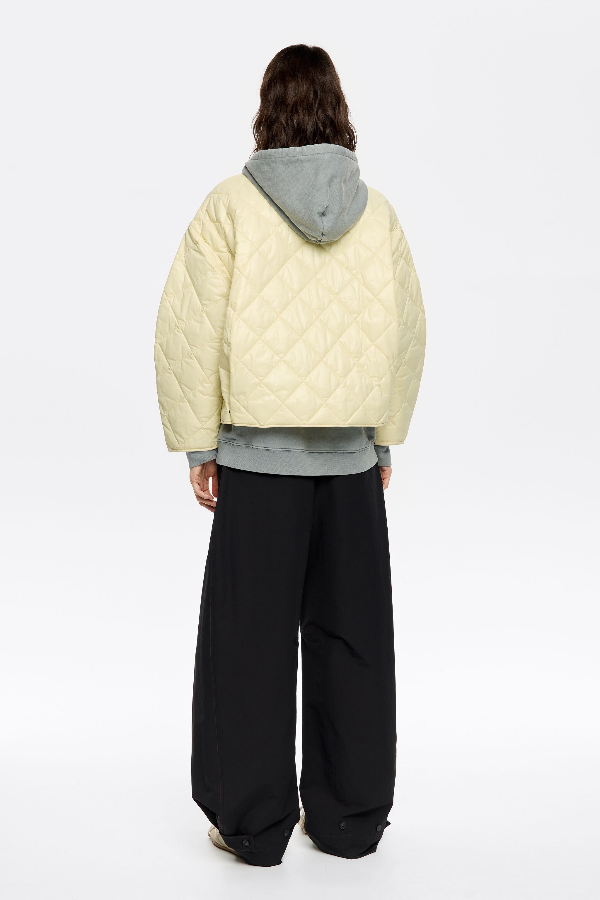 Light yellow padded jacket