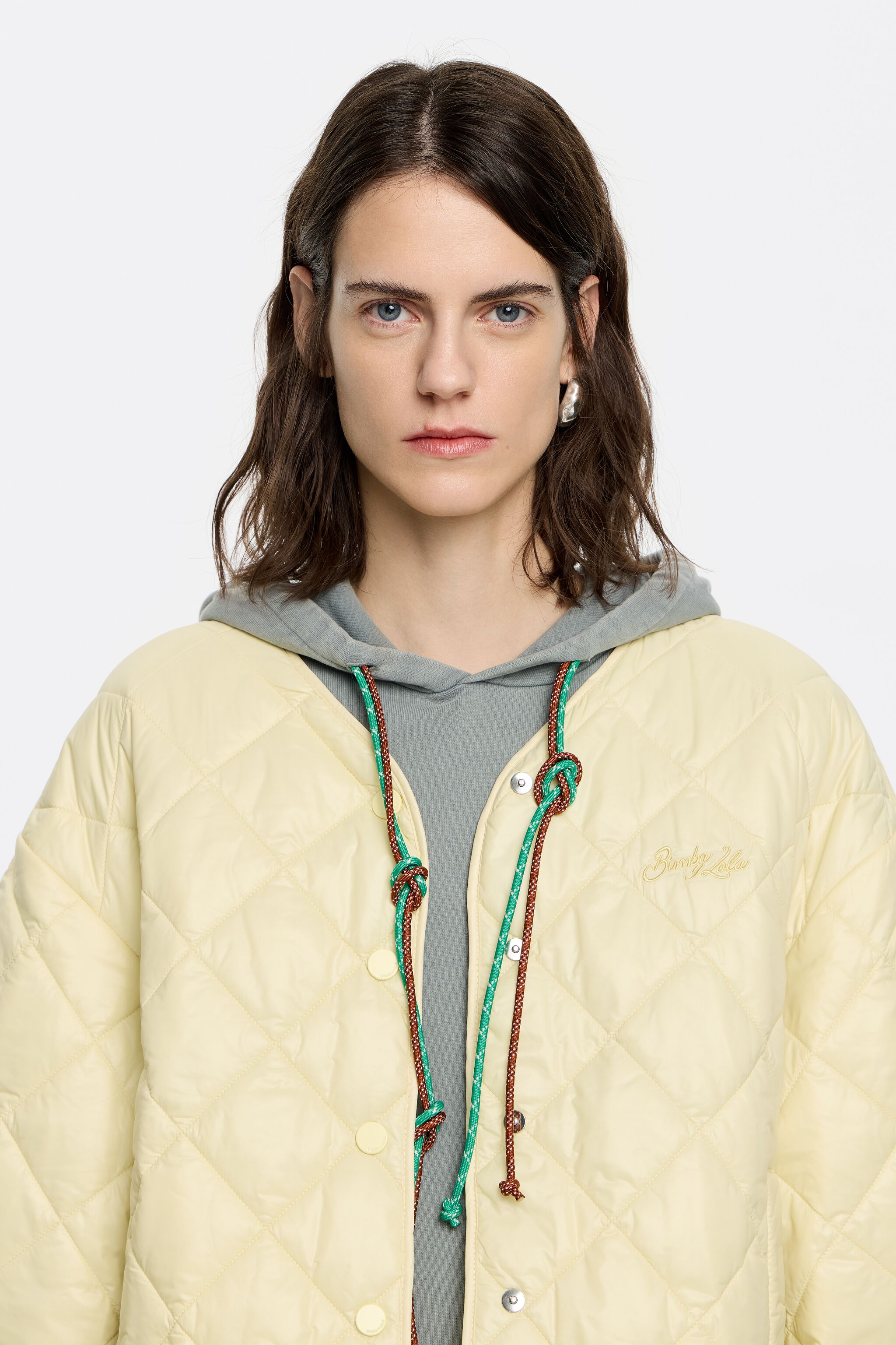 Light yellow padded jacket