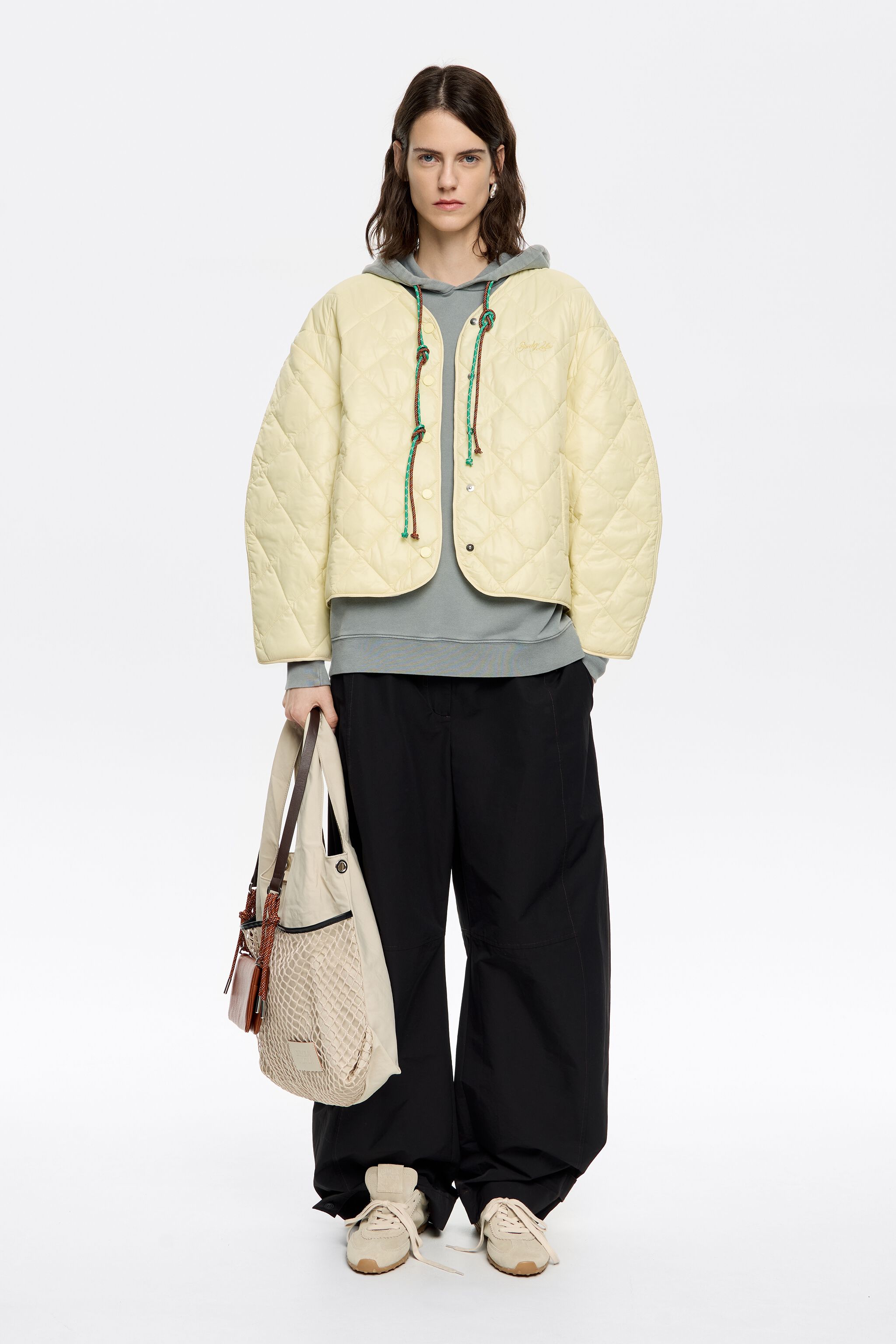 Light yellow padded jacket