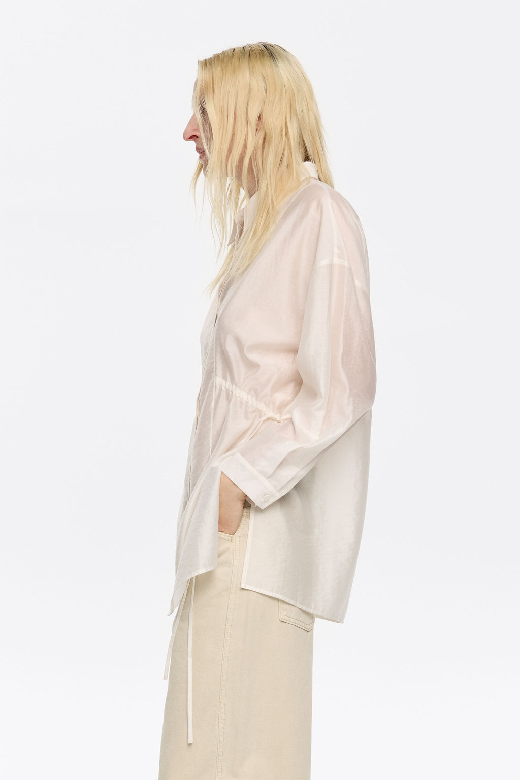 Ivory adjustable shirt