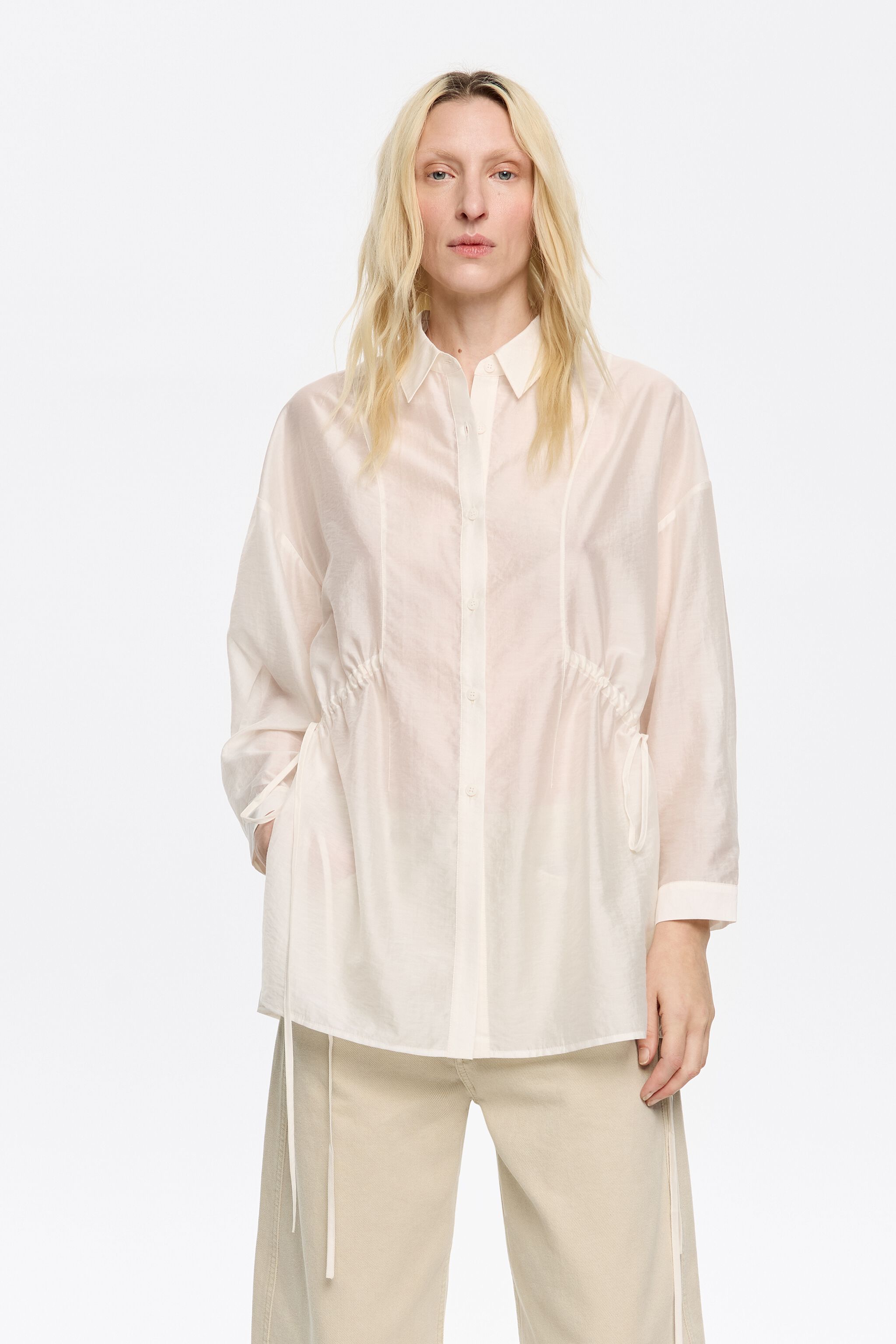 Ivory adjustable shirt