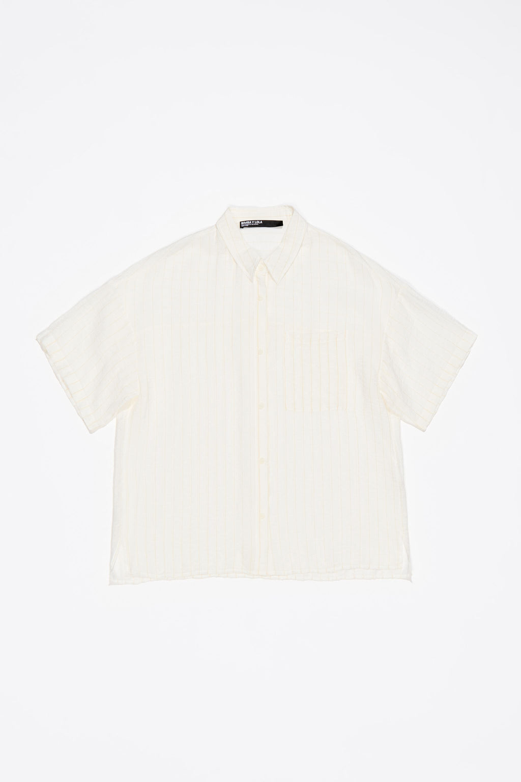 White striped oversize shirt