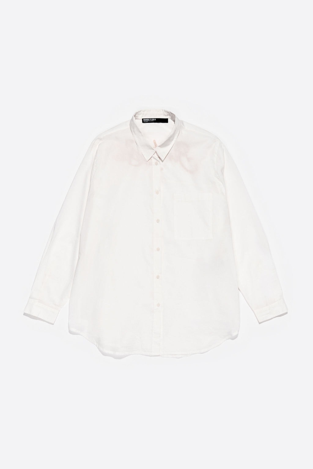 Off-white broderie anglaise logo shirt