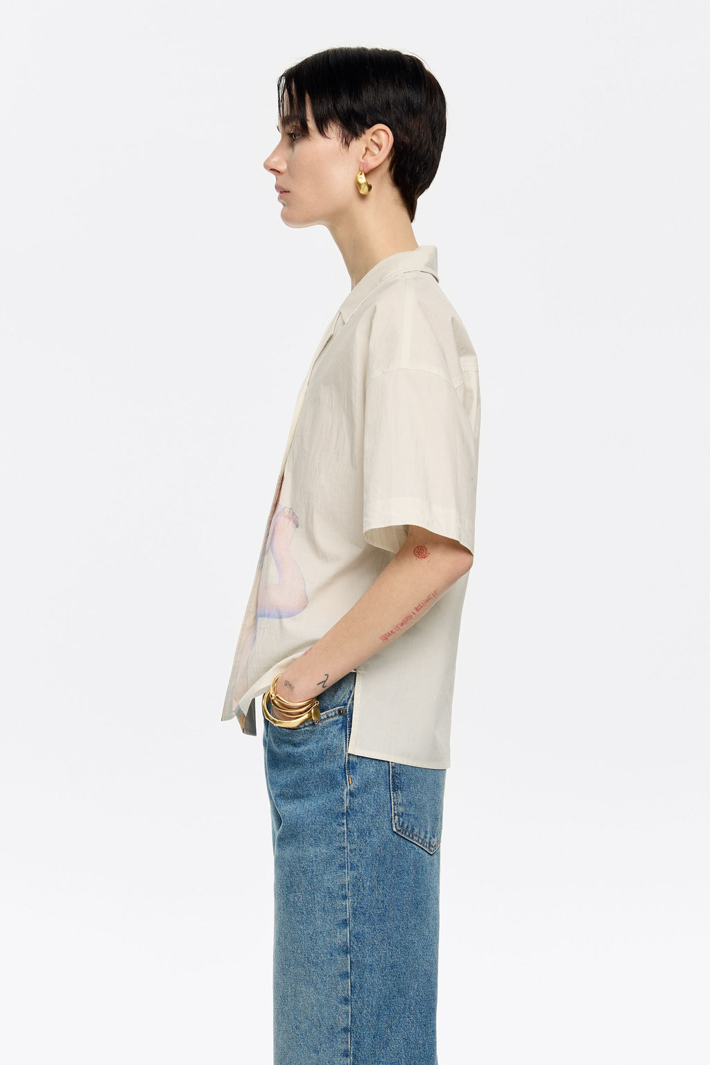 Straight printed shirt