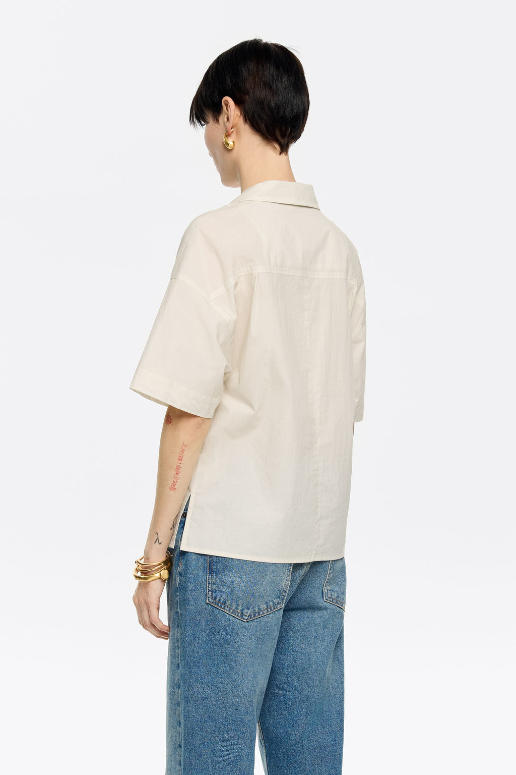 Straight printed shirt