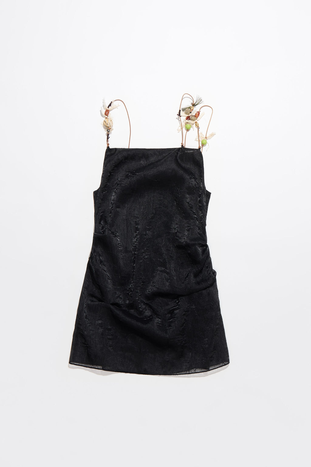 Black fancy vest top