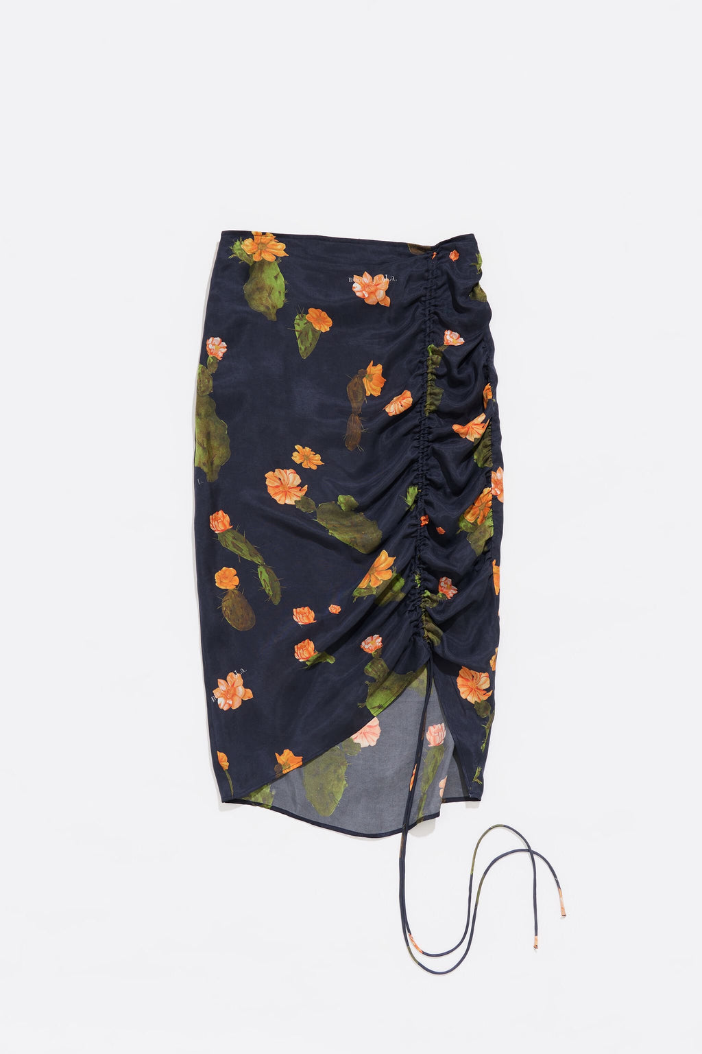 Black Cactus ruched skirt