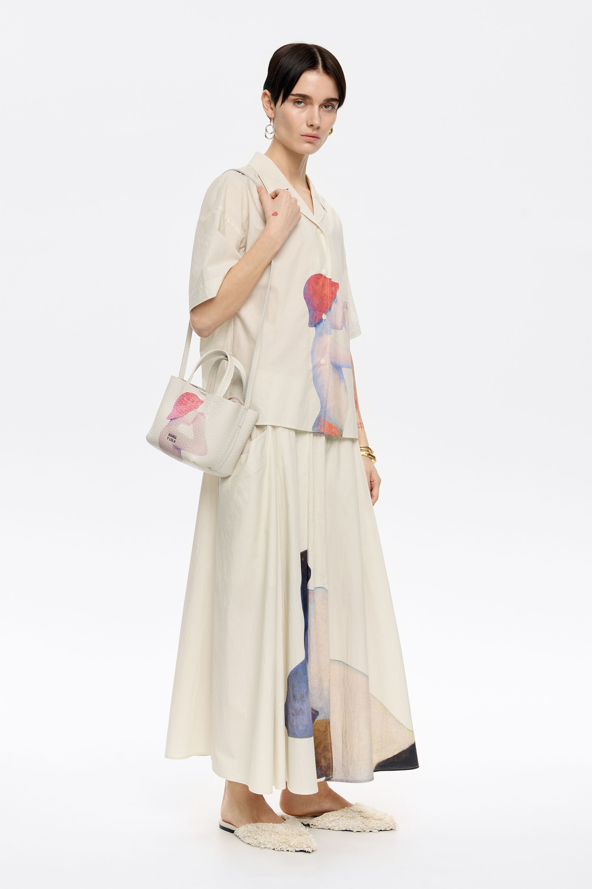 A-line skirt with flare