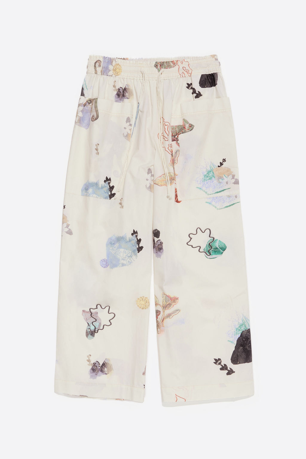 Ivory Chameleon cotton joggers