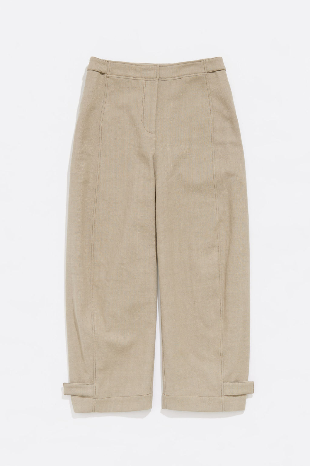 Sand oversize fluid trousers