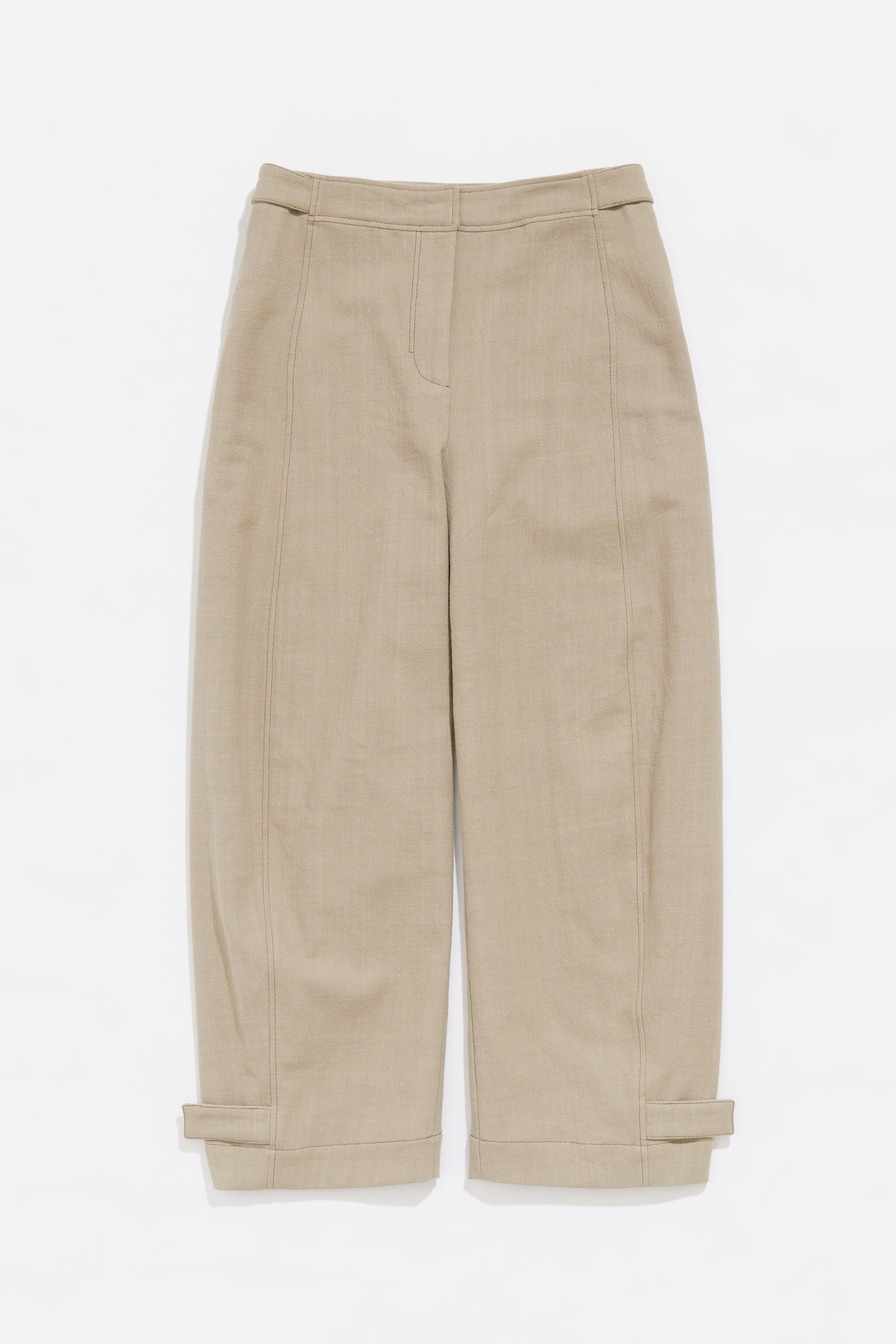 Sand oversize fluid trousers