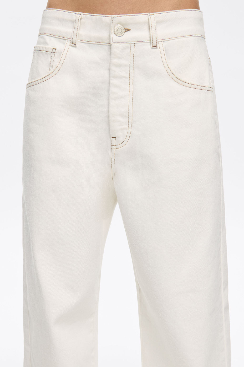 WIDE LEG - White jeans