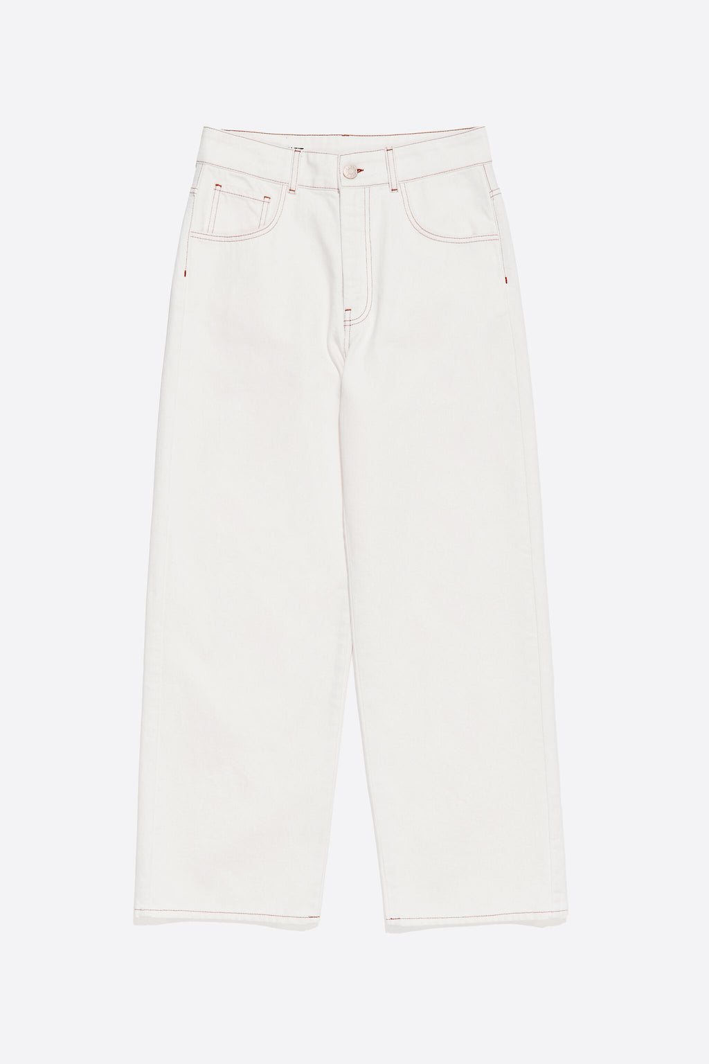 WIDE LEG - White jeans