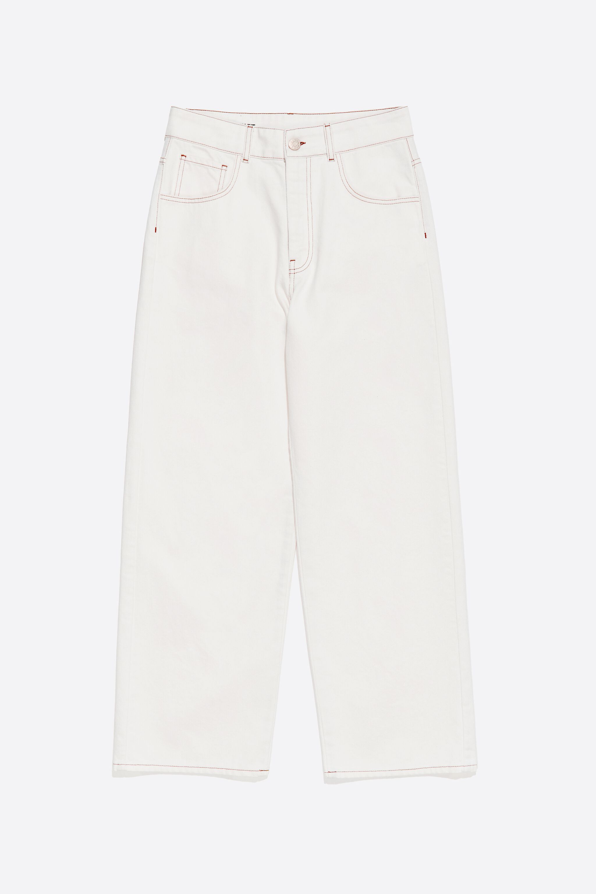 WIDE LEG - White jeans