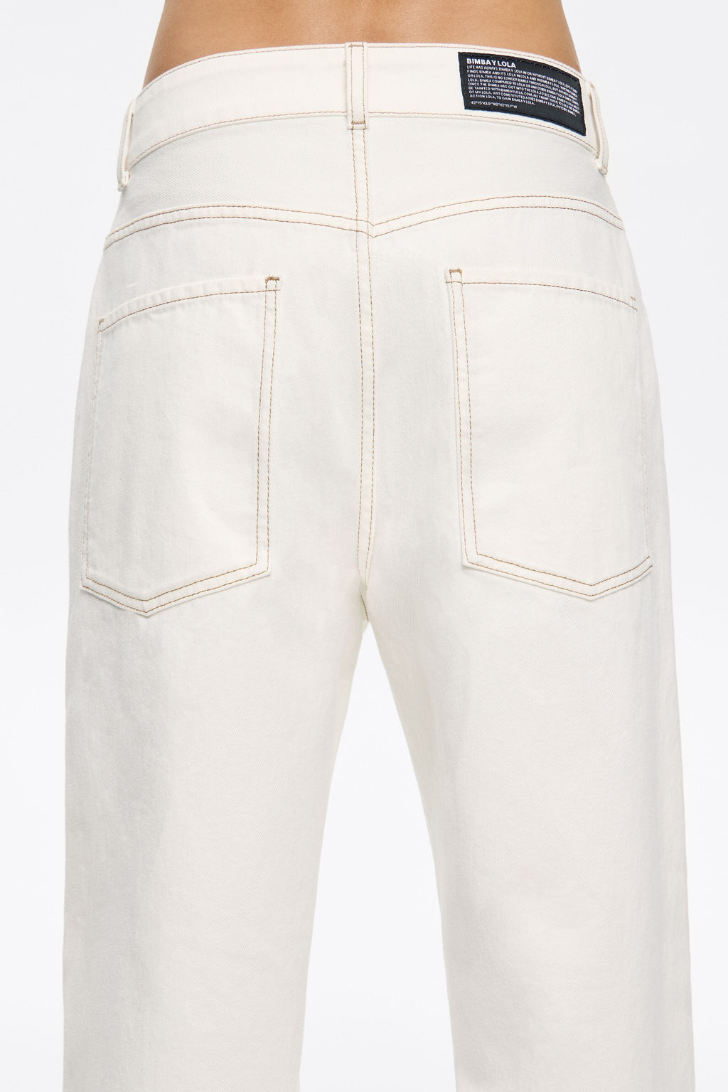 WIDE LEG - White jeans