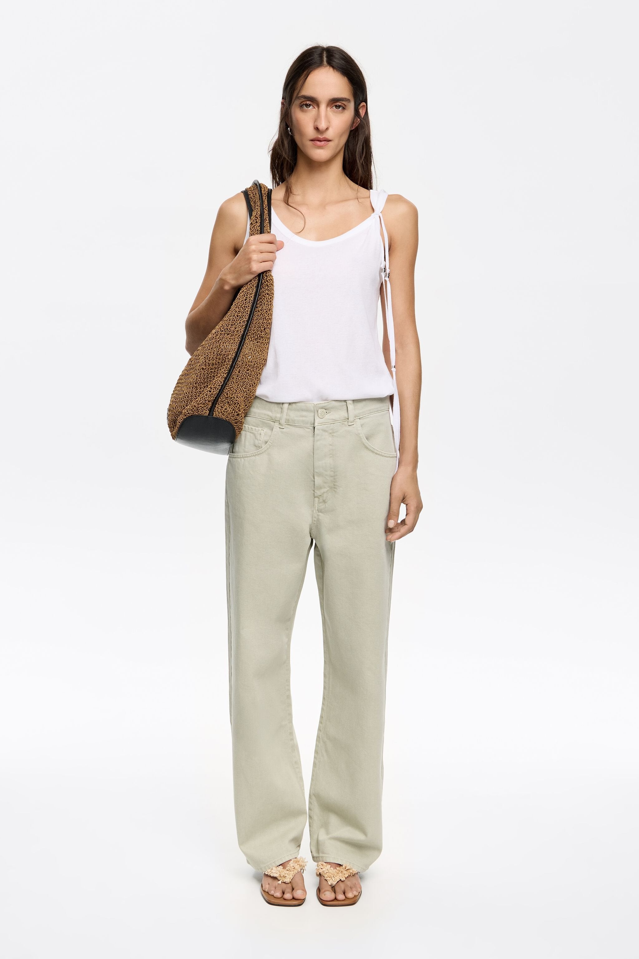 WIDE LEG - Aquamarine jeans