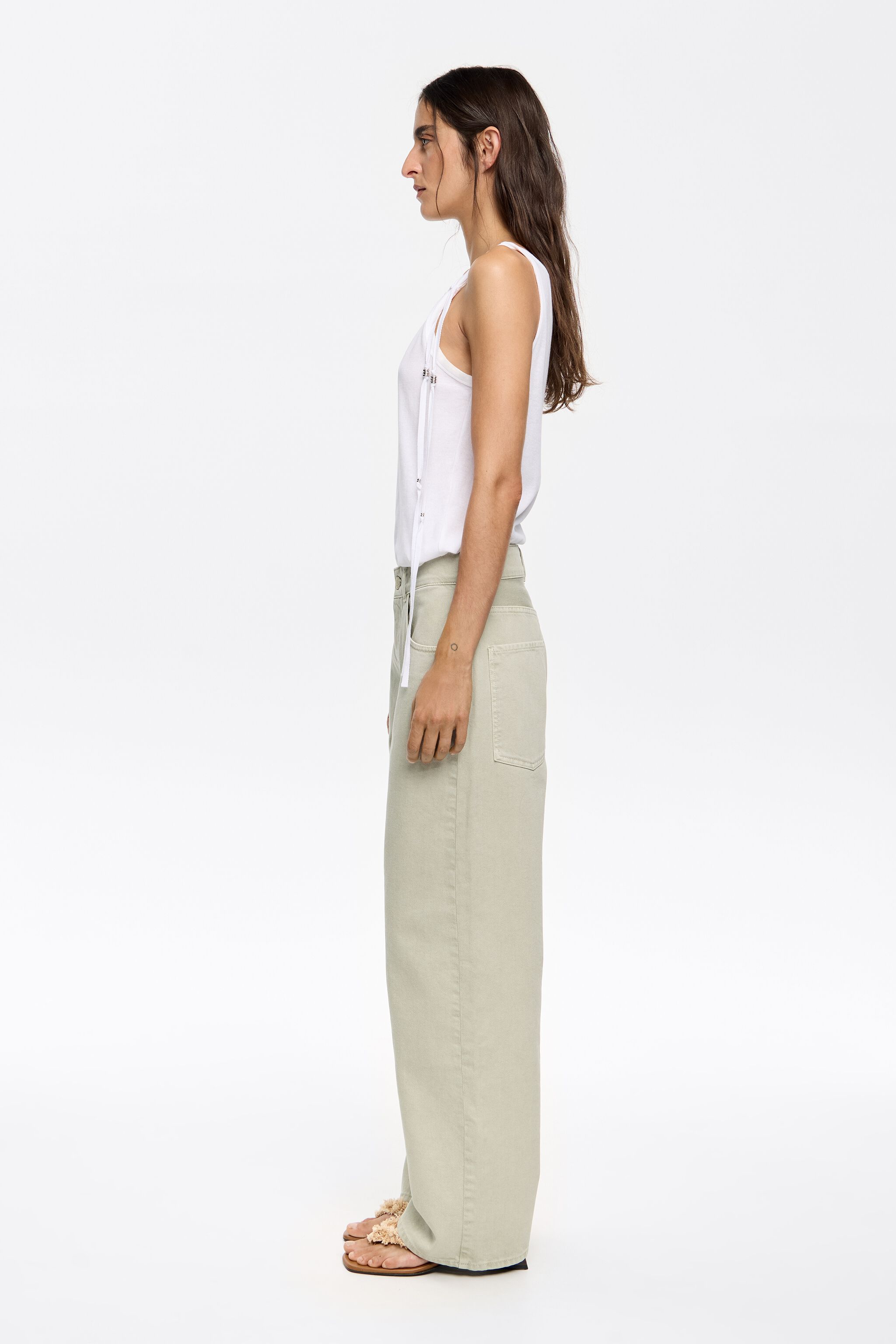 WIDE LEG - Aquamarine jeans