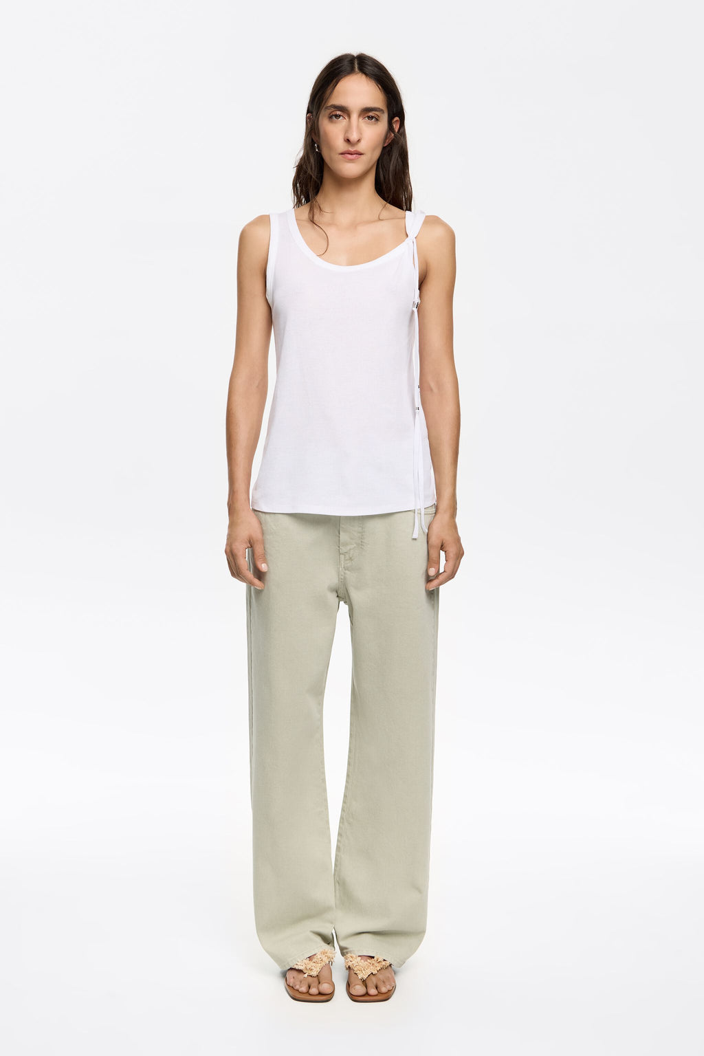 WIDE LEG - Aquamarine jeans