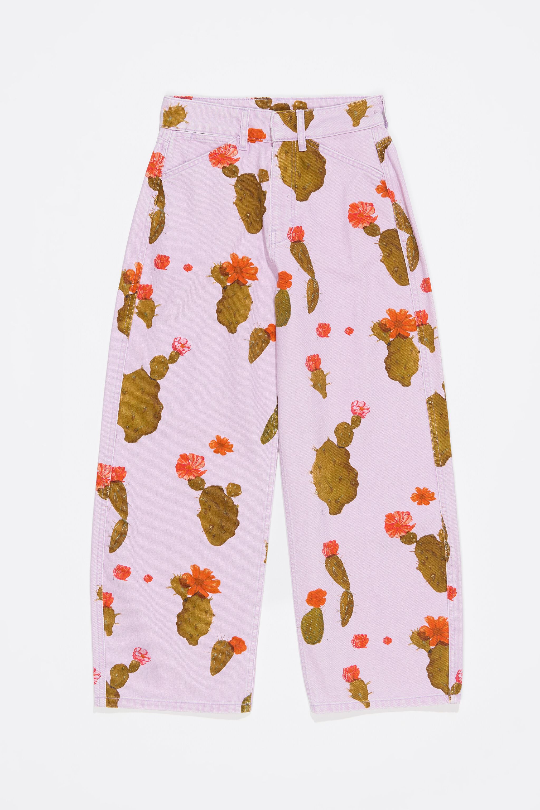 BARREL - Pink Cactus jeans